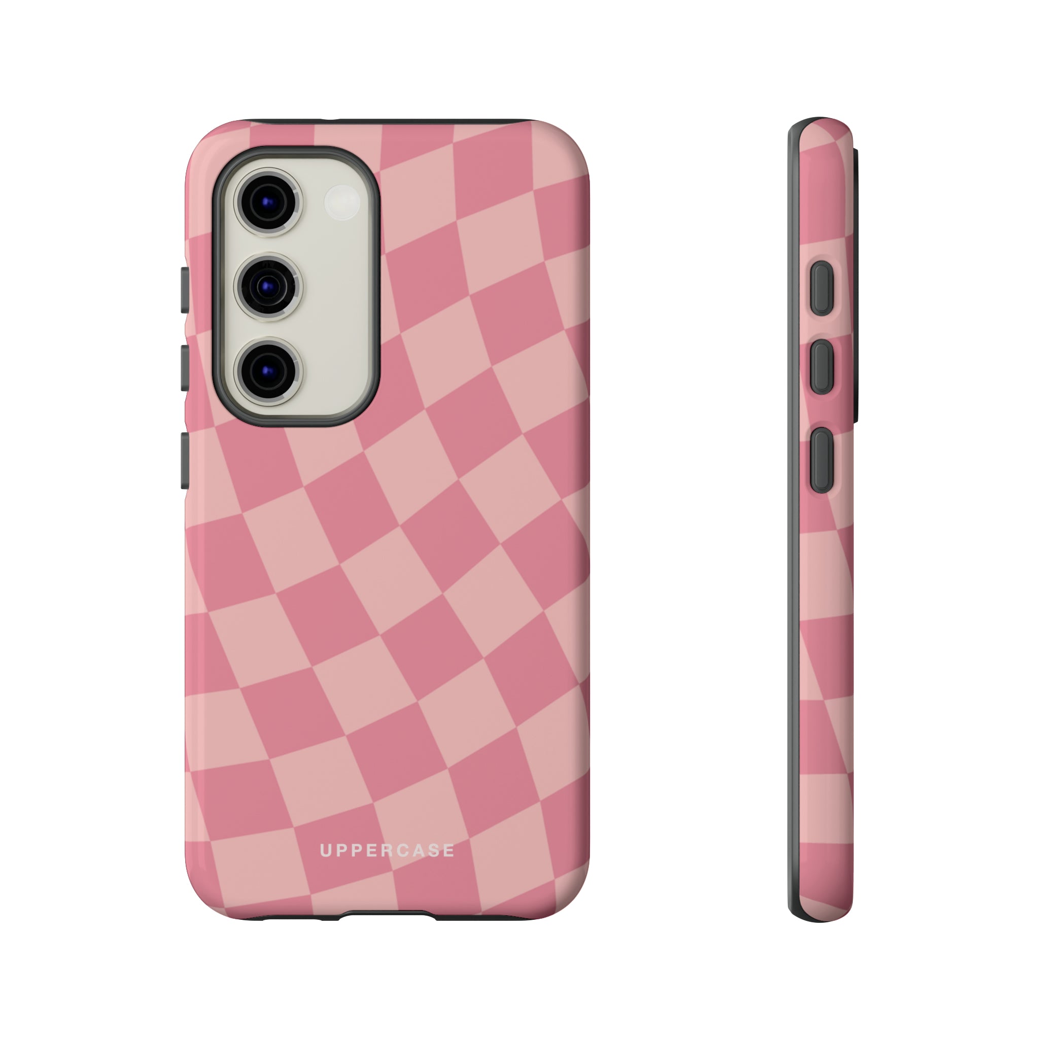 Wavy Check - Modern Pink - Strong Case