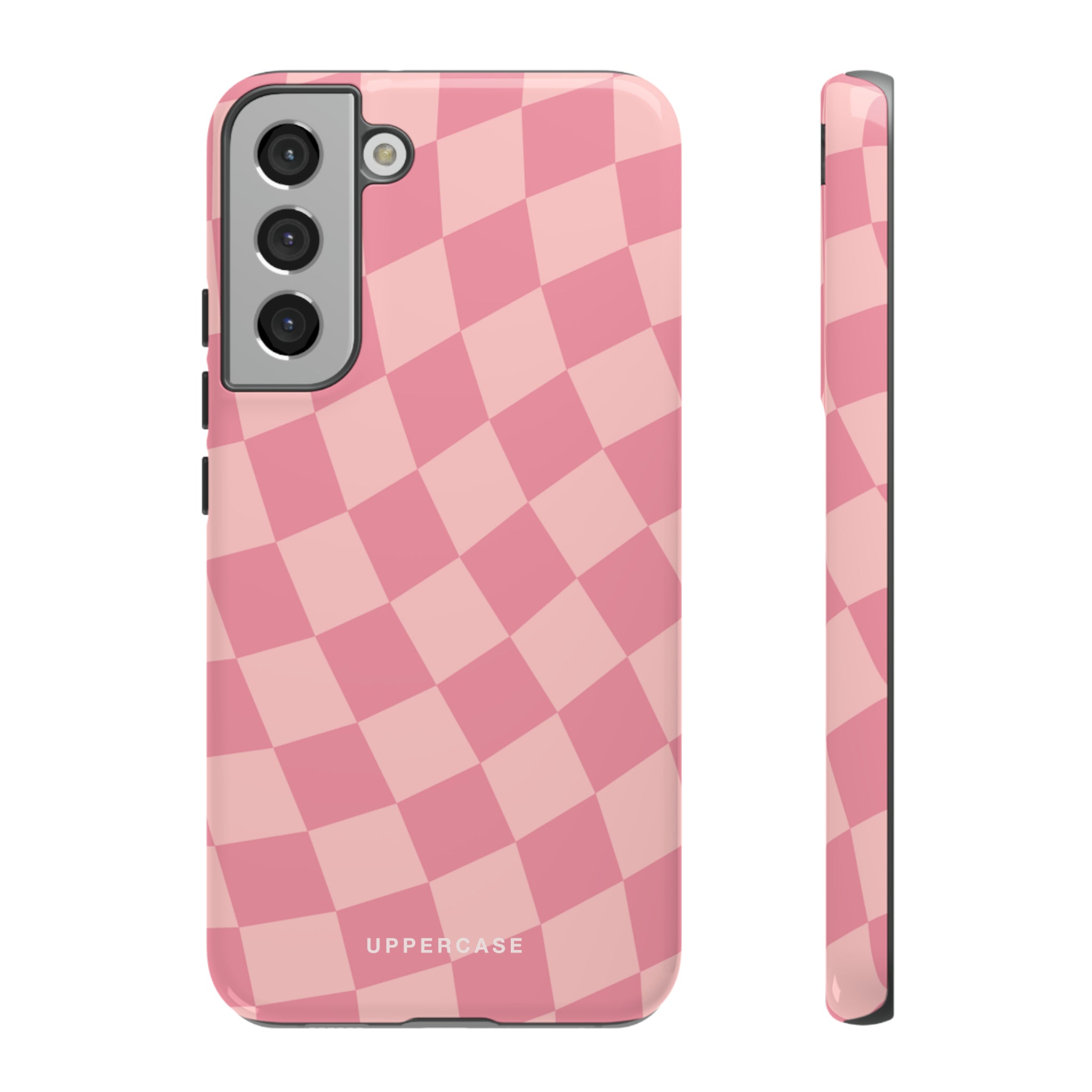 Wavy Check - Modern Pink - Strong Case