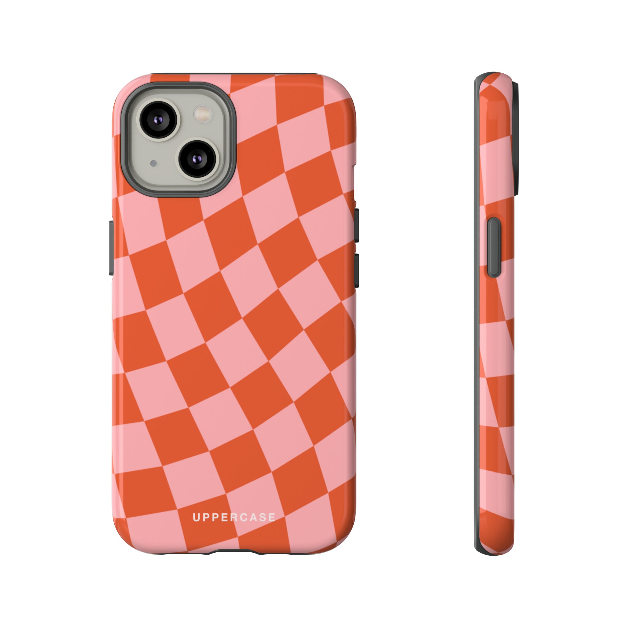 Wavy Check - Strawberry - Strong Case