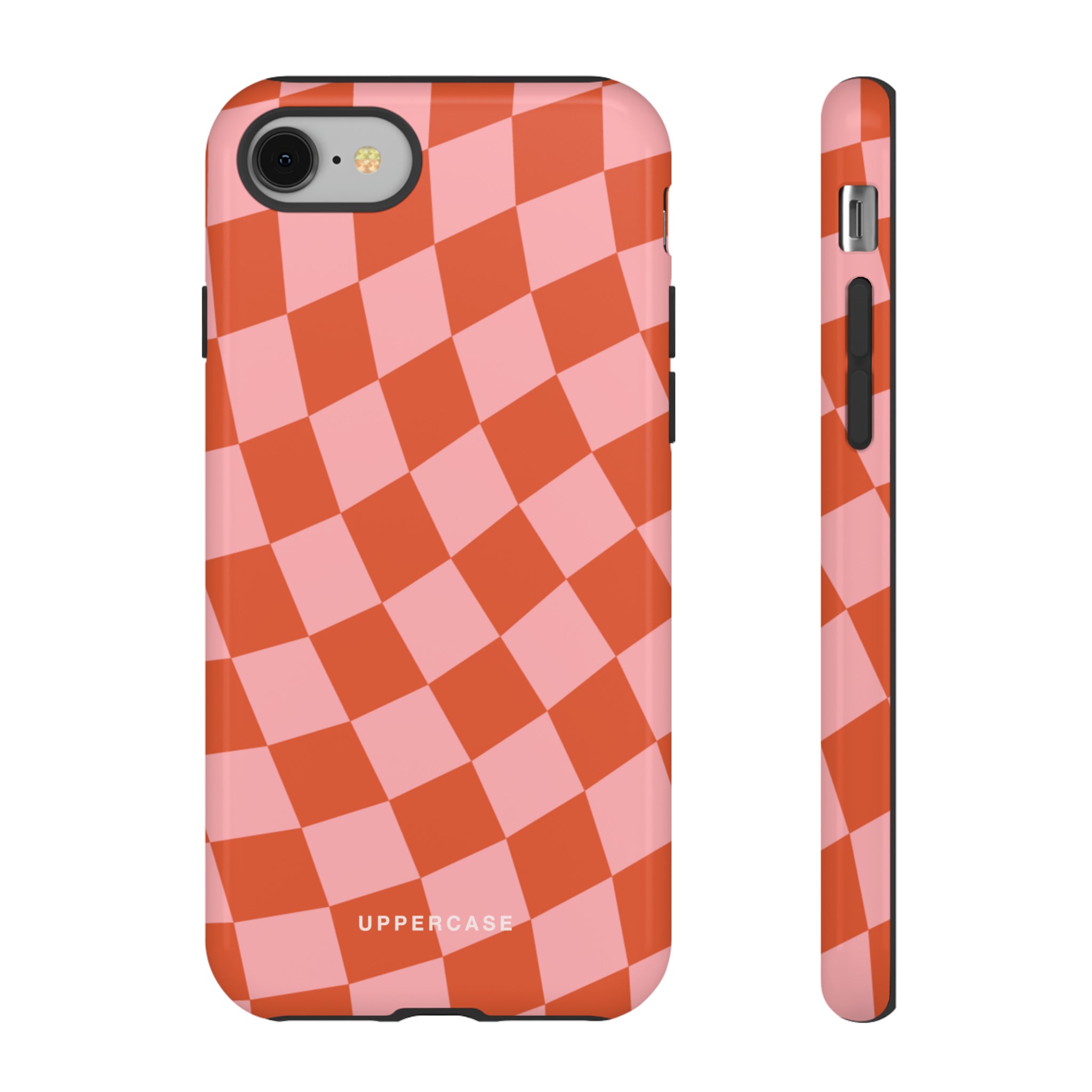 Wavy Check - Strawberry - Strong Case