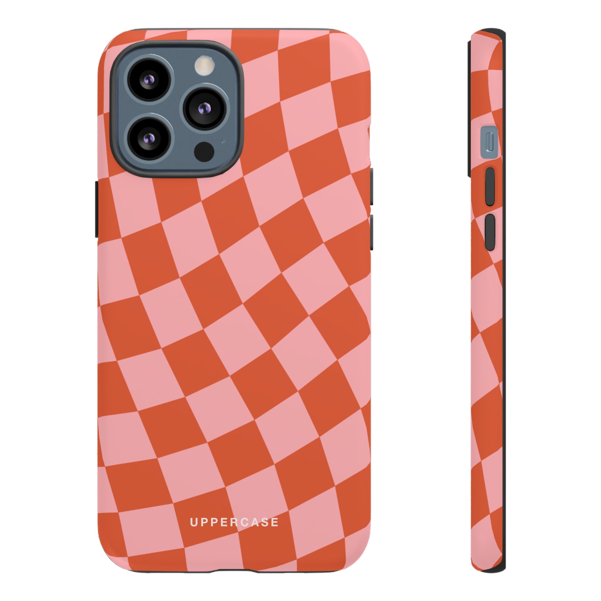 Wavy Check - Strawberry - Strong Case