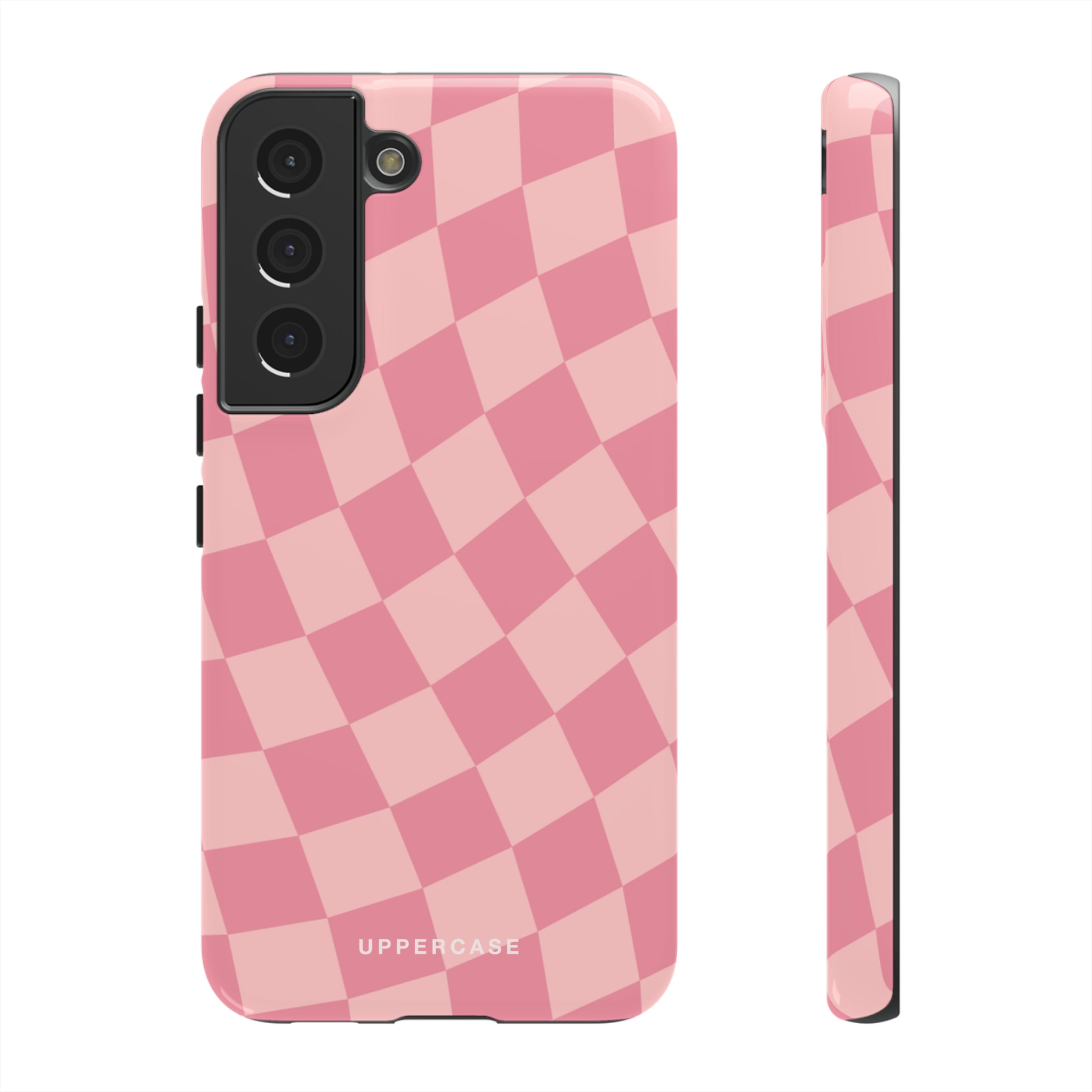 Wavy Check - Modern Pink - Strong Case