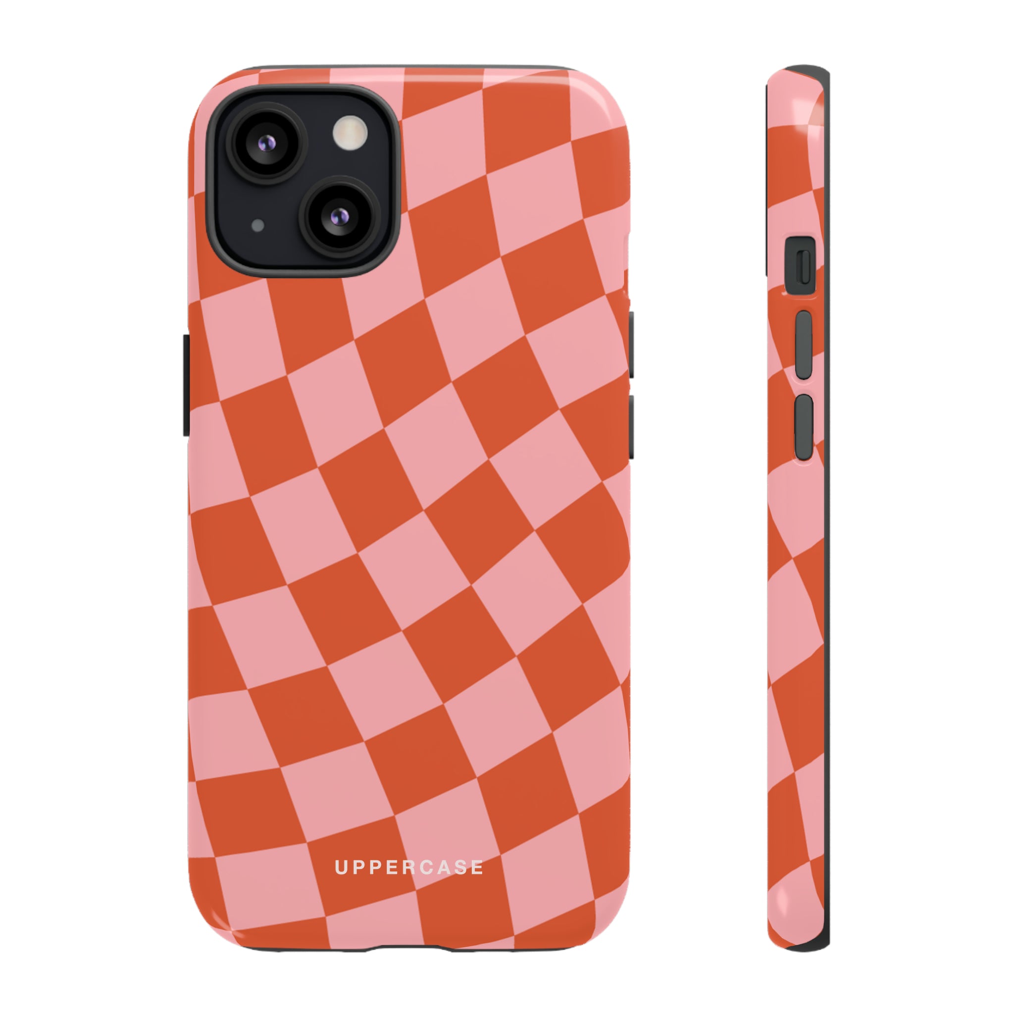 Wavy Check - Strawberry - Strong Case