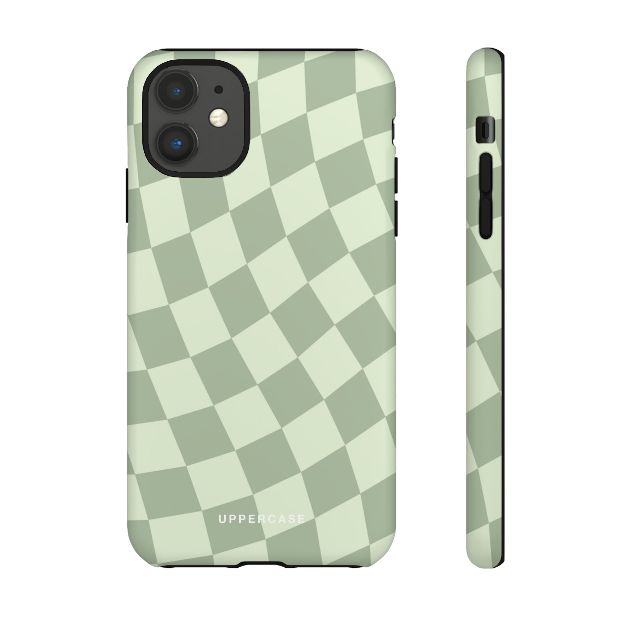 Wavy Check - Sage & Mint - Strong Case