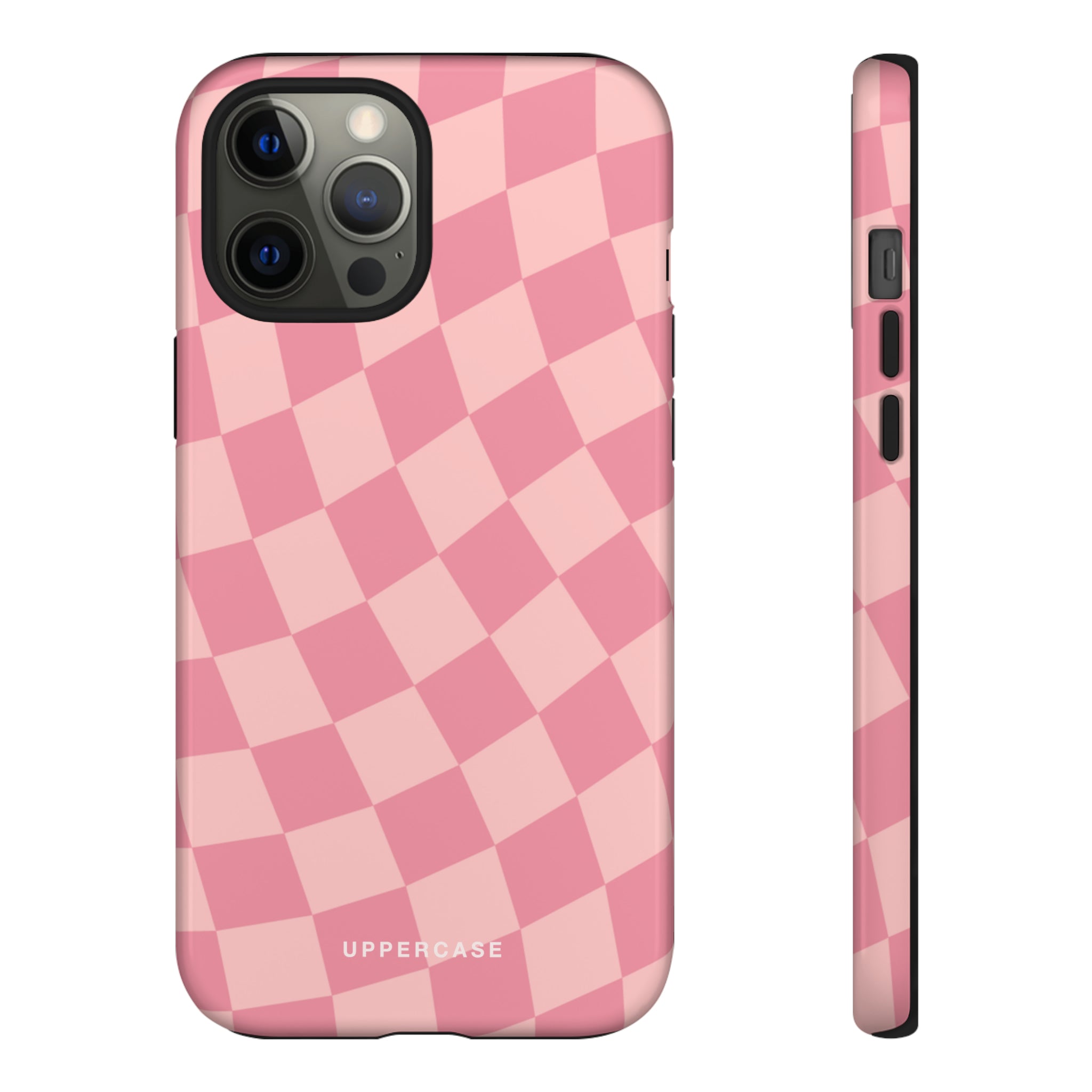 Wavy Check - Modern Pink - Strong Case