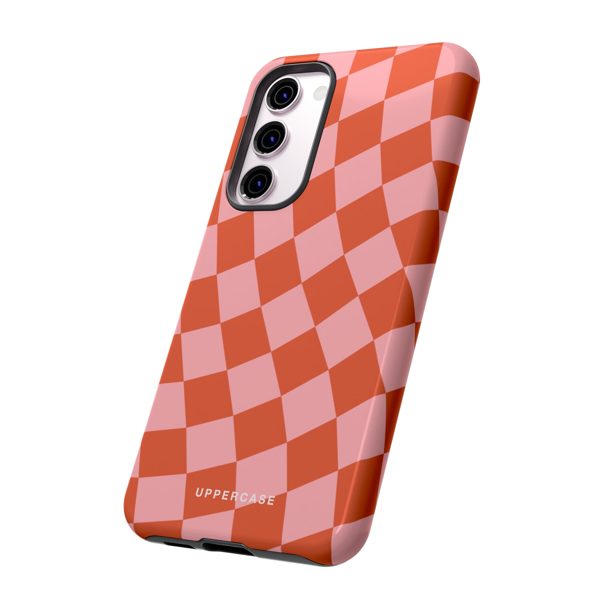 Wavy Check - Strawberry - Strong Case