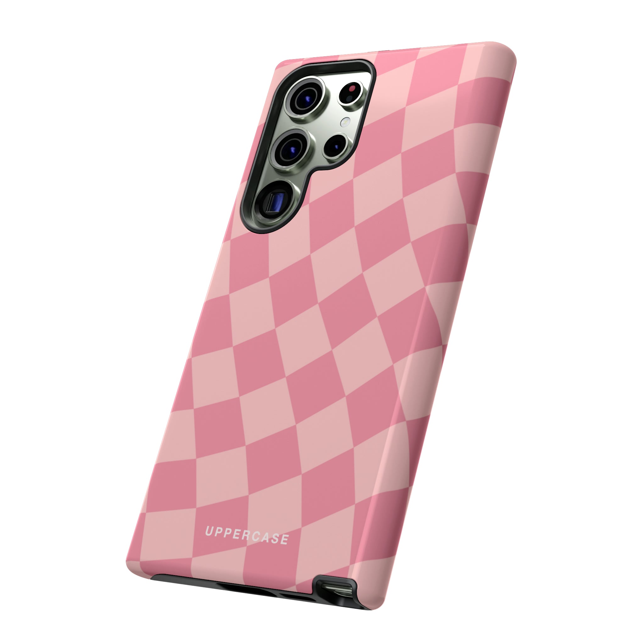 Wavy Check - Modern Pink - Strong Case