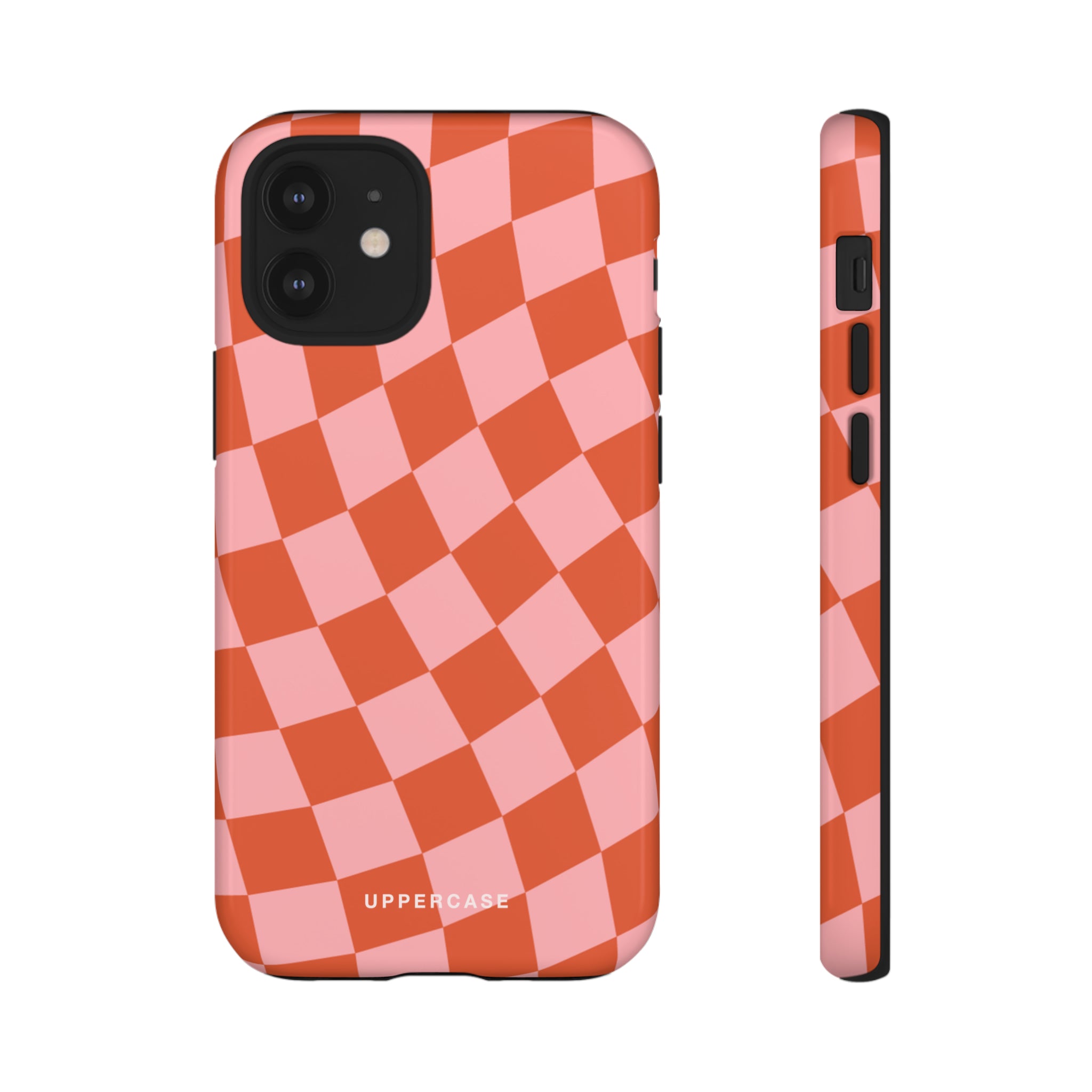 Wavy Check - Strawberry - Strong Case