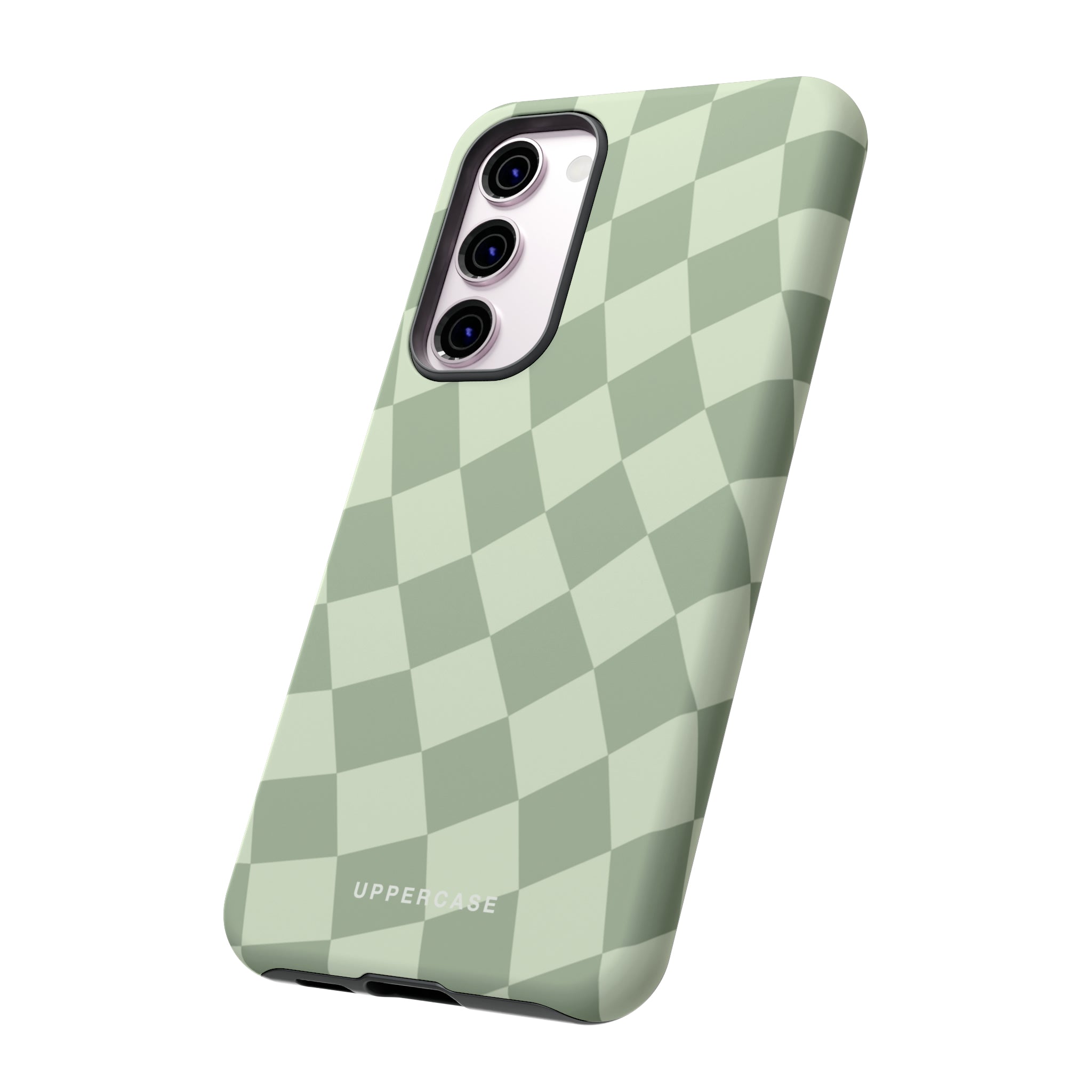 Wavy Check - Sage & Mint - Strong Case