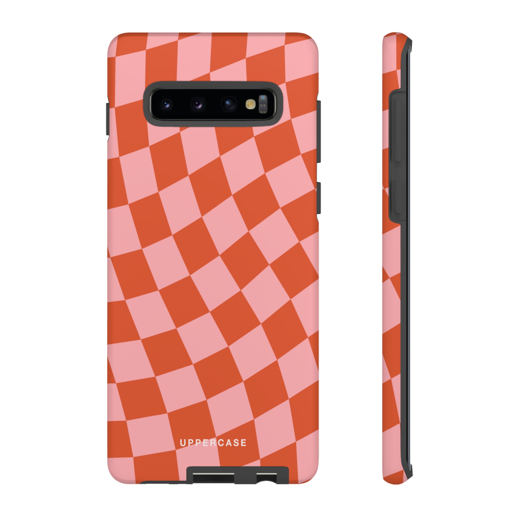 Wavy Check - Strawberry - Strong Case