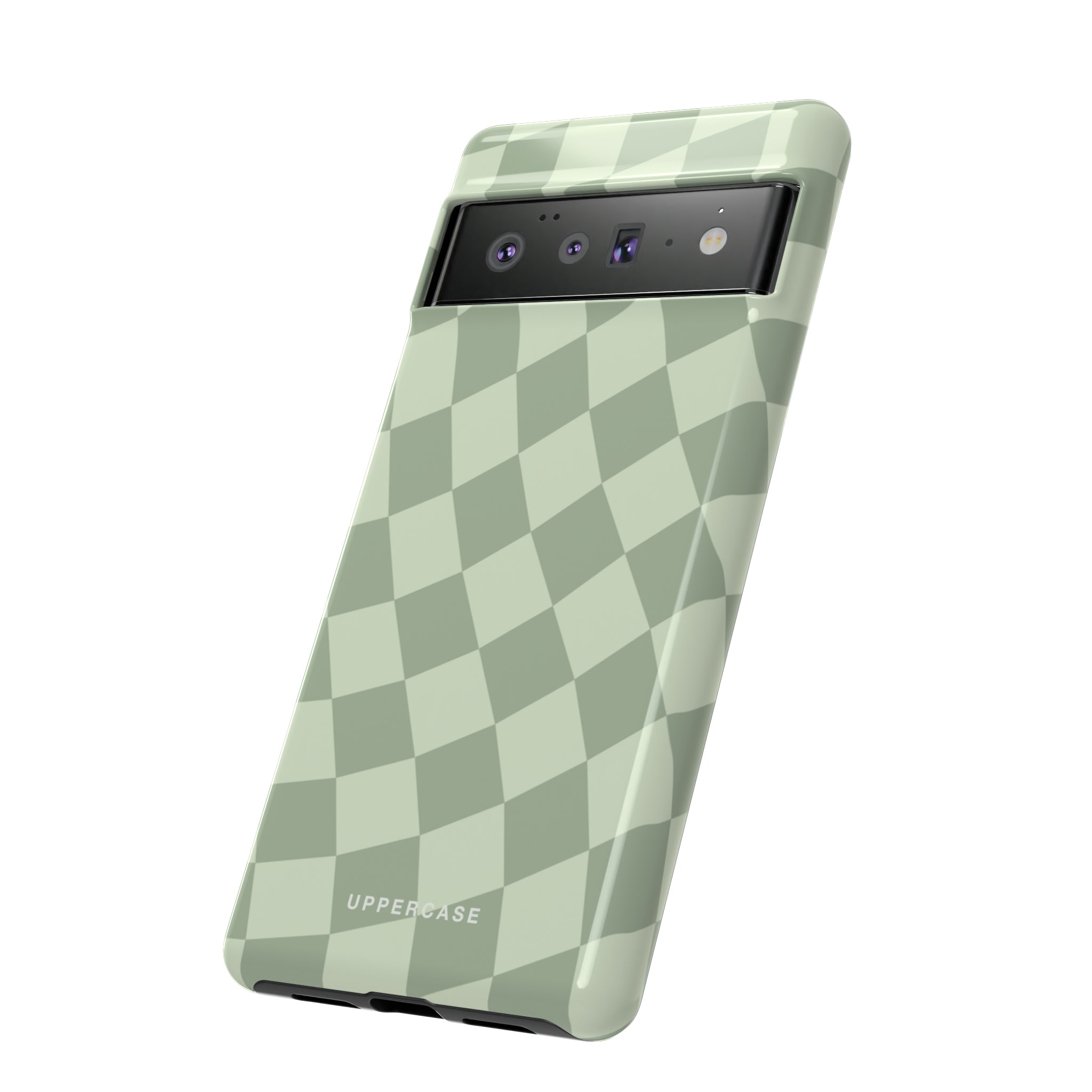 Wavy Check - Sage & Mint - Strong Case