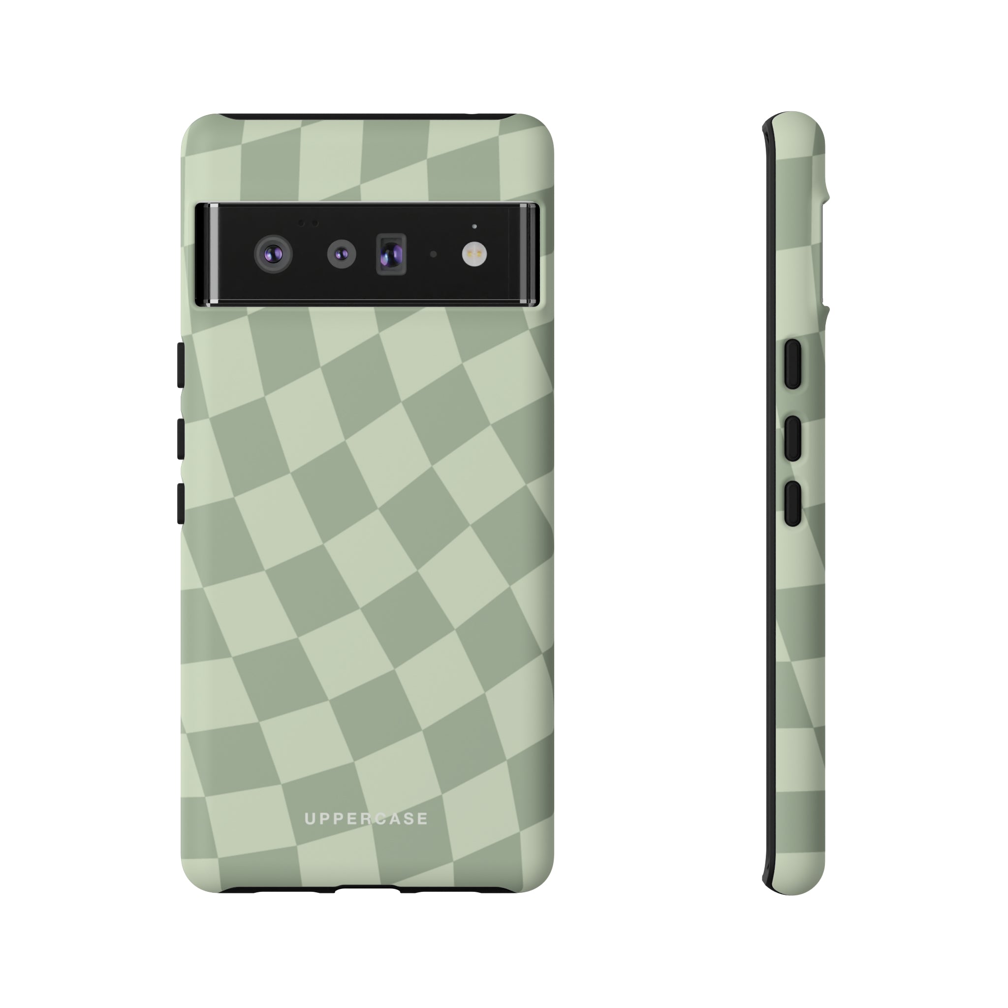 Wavy Check - Sage & Mint - Strong Case