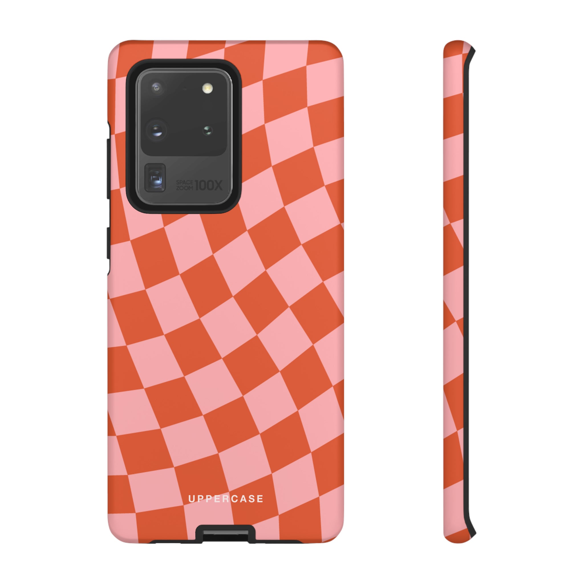 Wavy Check - Strawberry - Strong Case