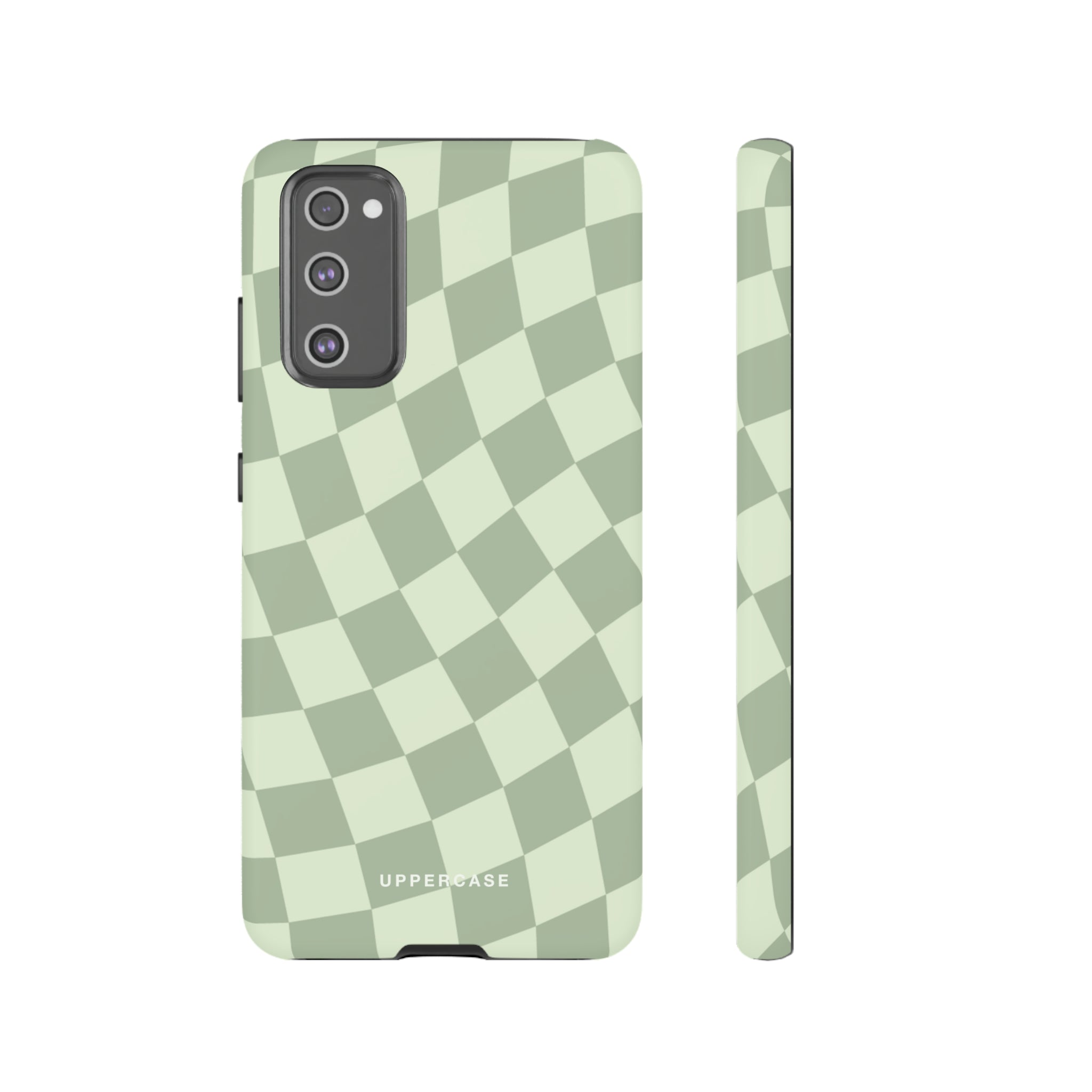 Wavy Check - Sage & Mint - Strong Case