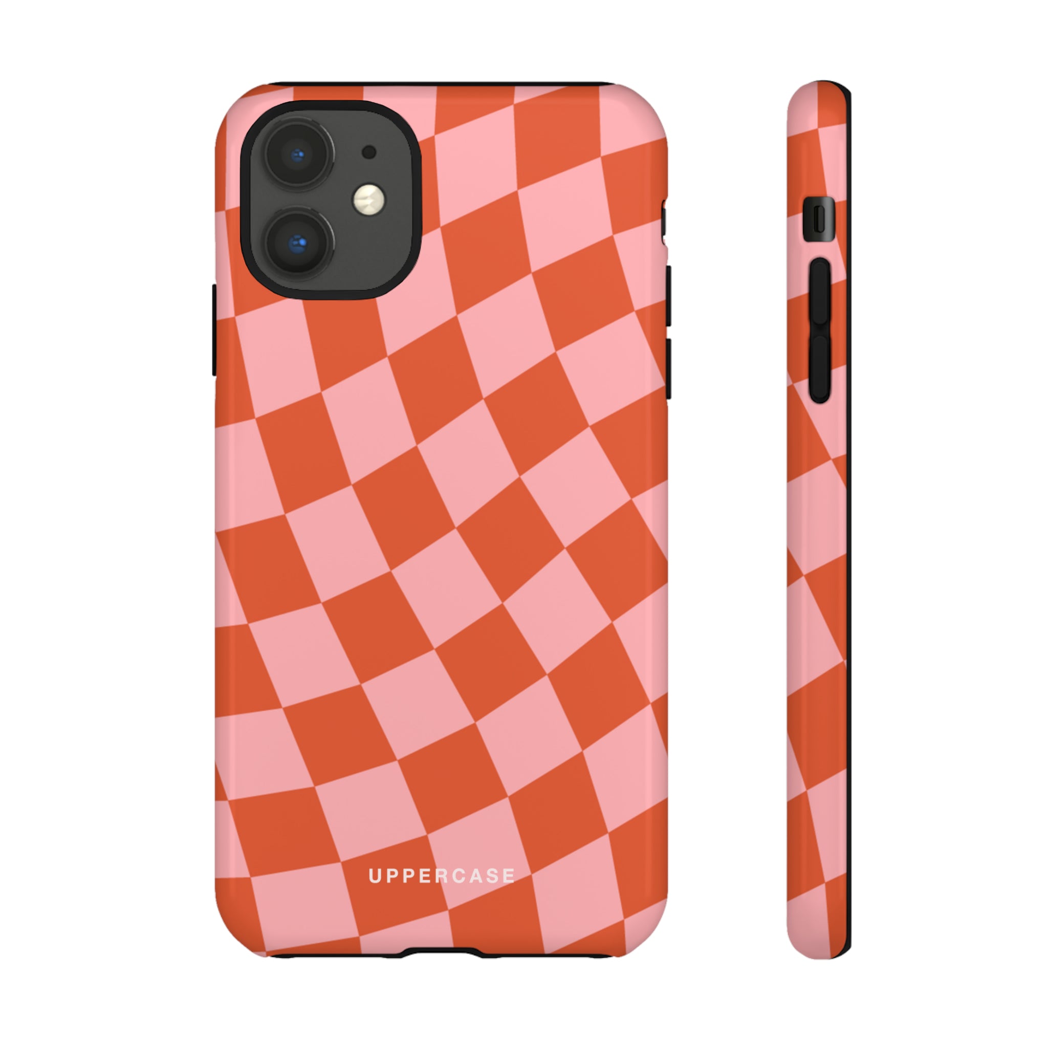 Wavy Check - Strawberry - Strong Case