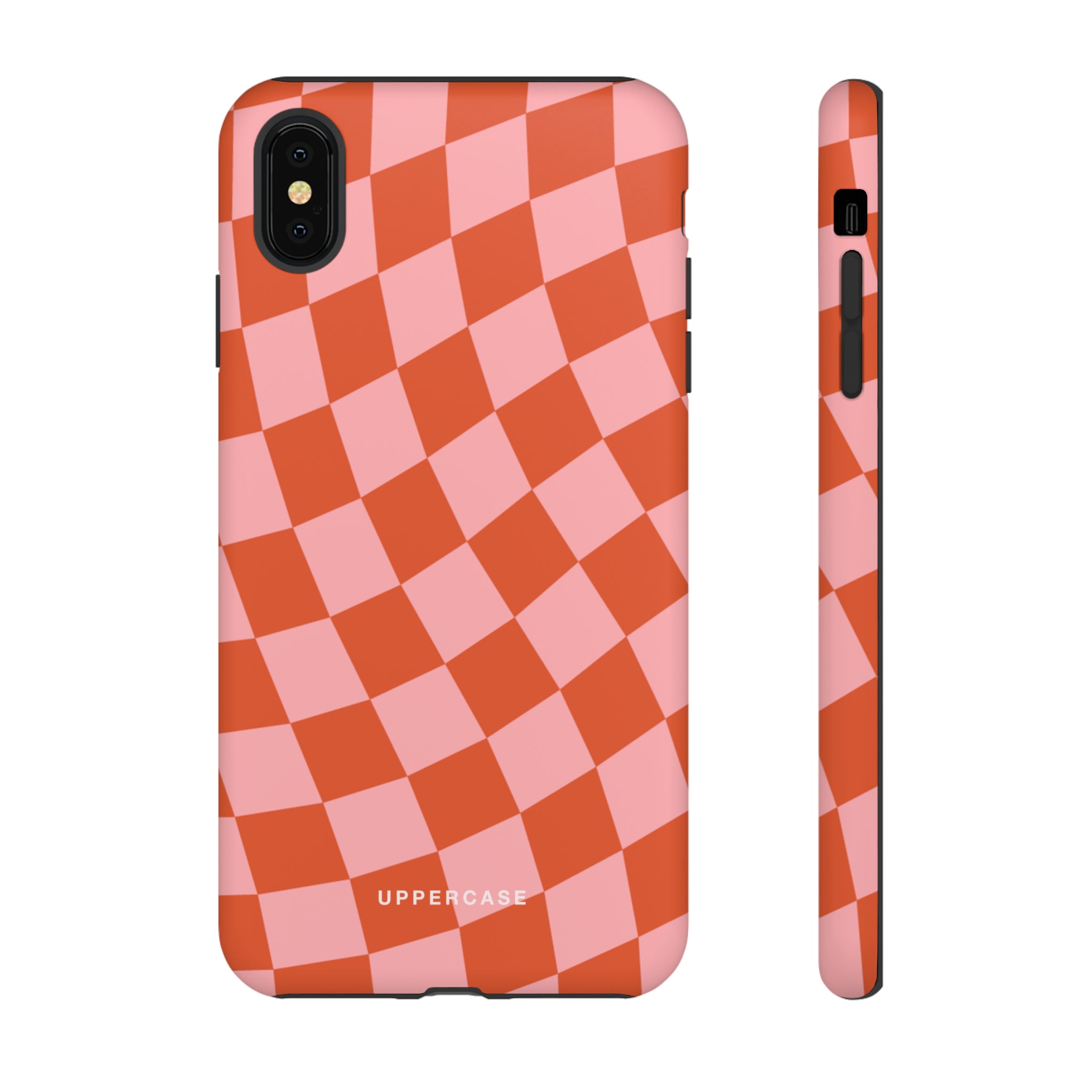 Wavy Check - Strawberry - Strong Case