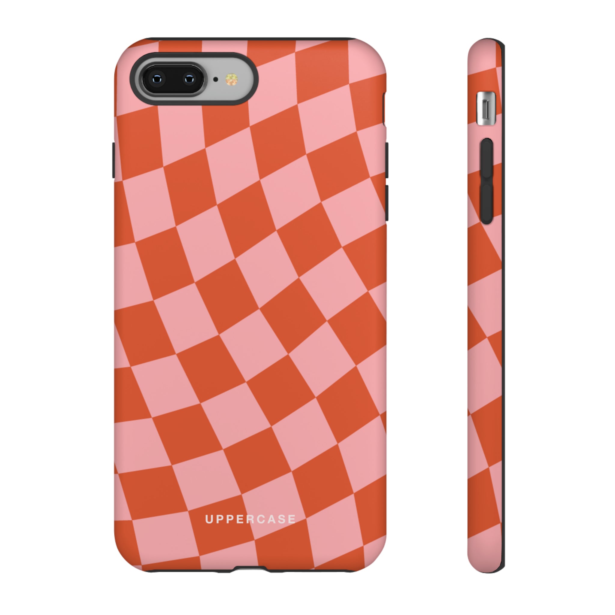 Wavy Check - Strawberry - Strong Case