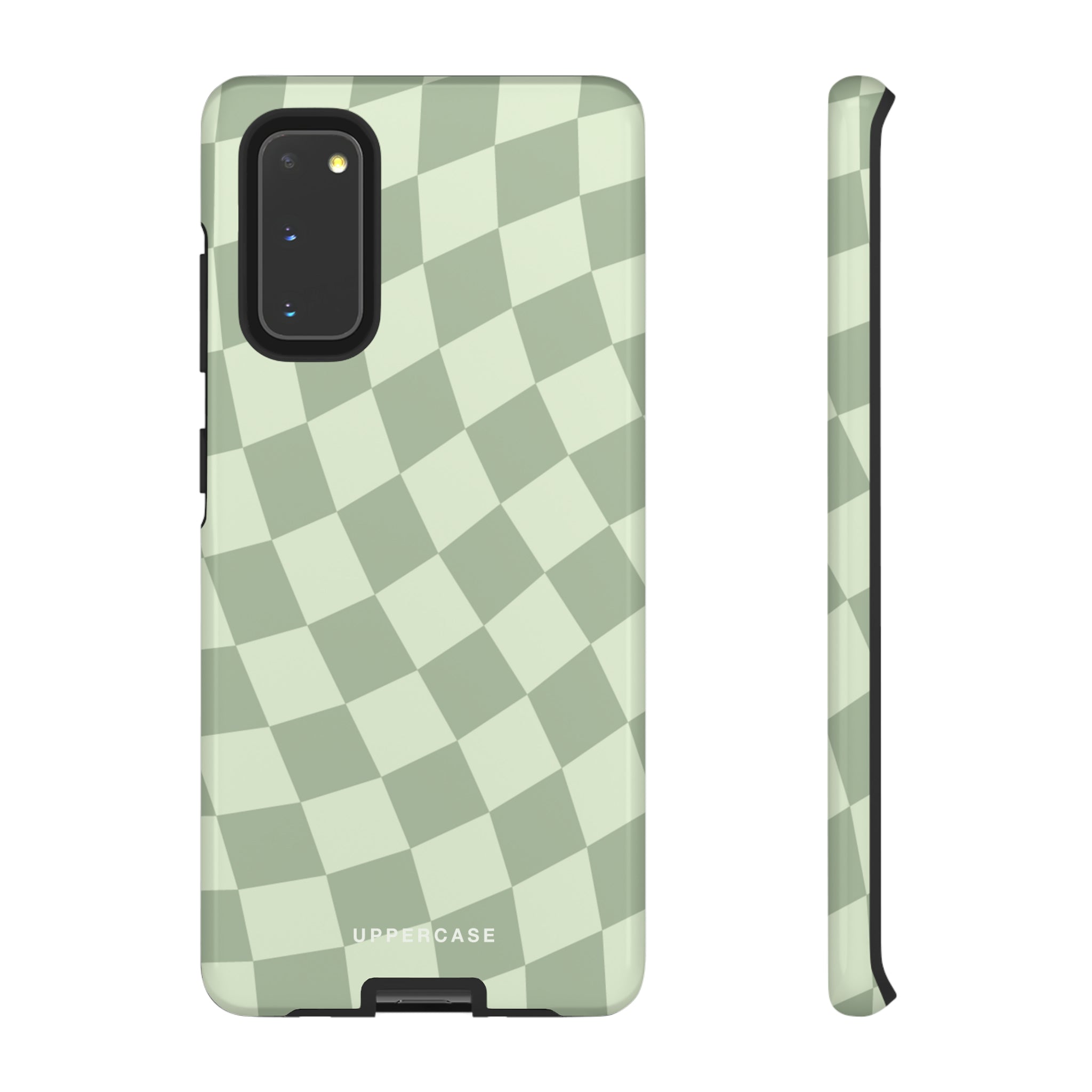 Wavy Check - Sage & Mint - Strong Case