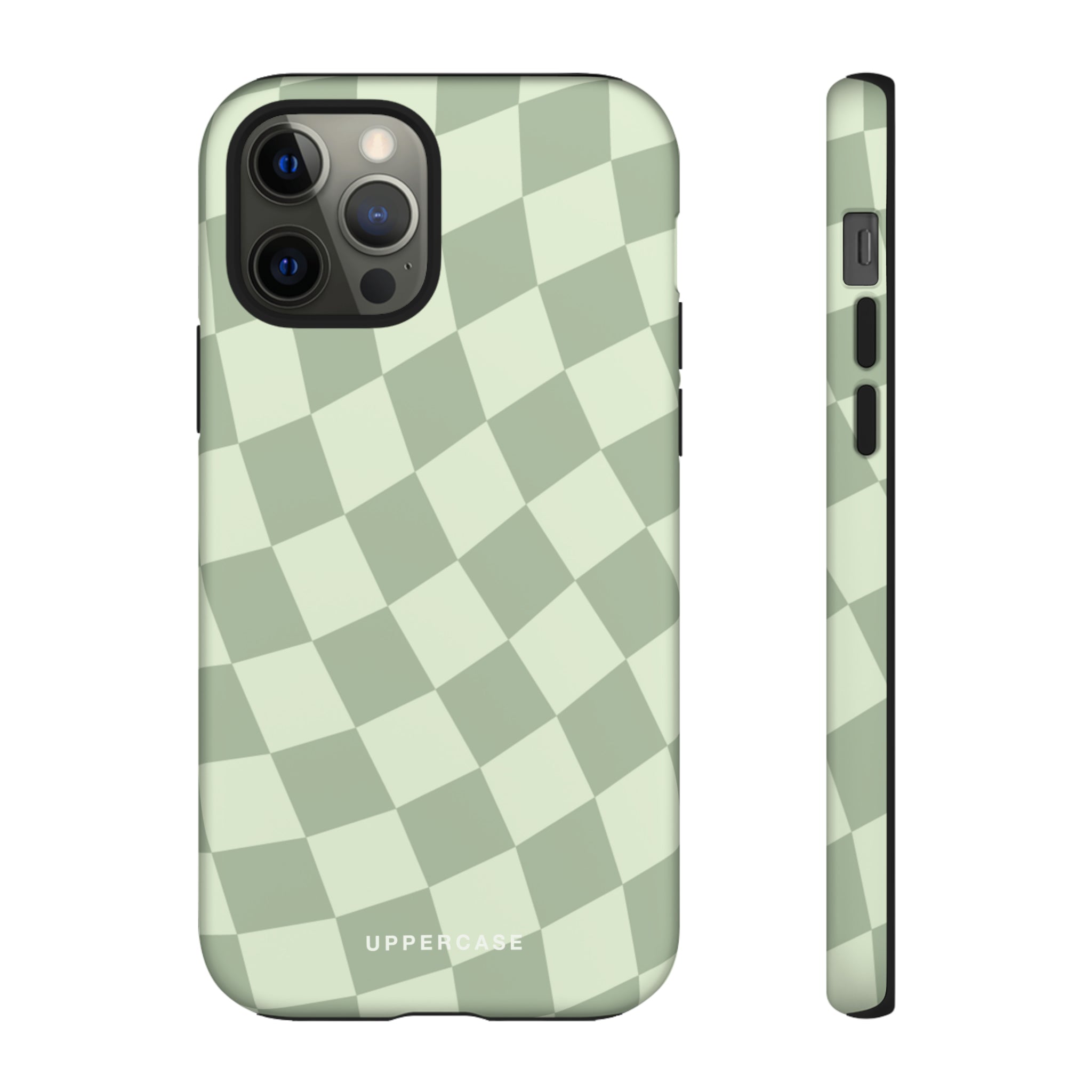 Wavy Check - Sage & Mint - Strong Case