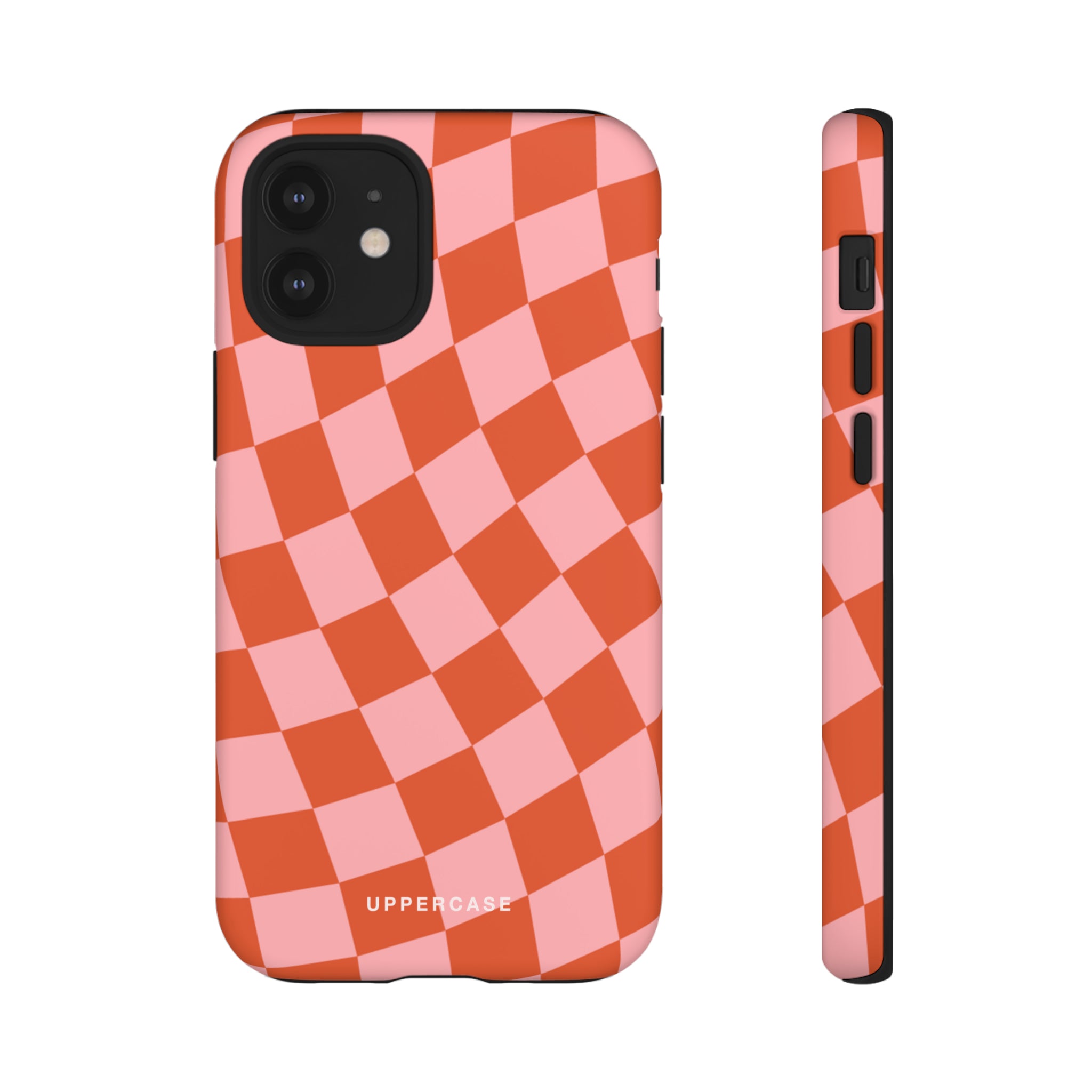 Wavy Check - Strawberry - Strong Case