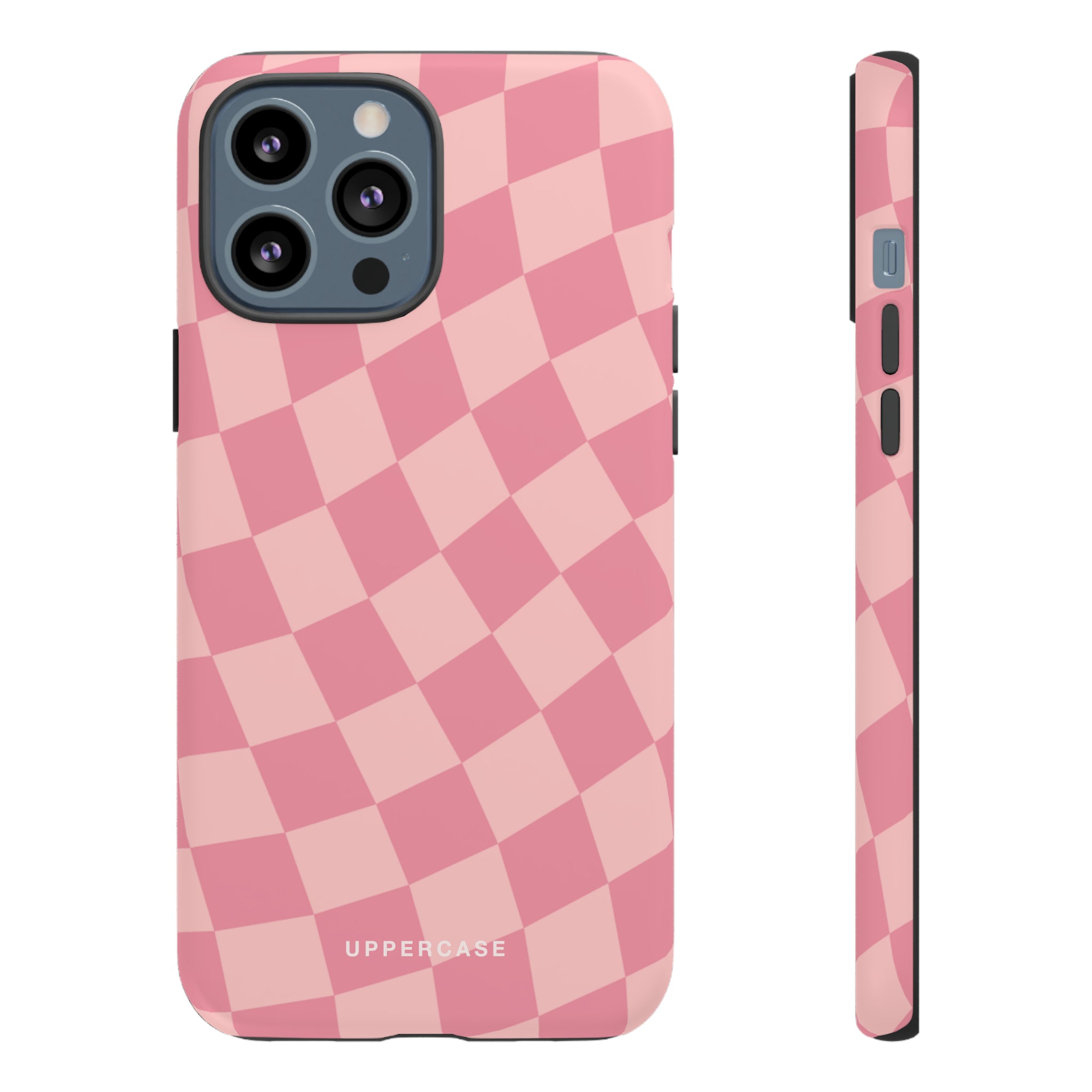 Wavy Check - Modern Pink - Strong Case