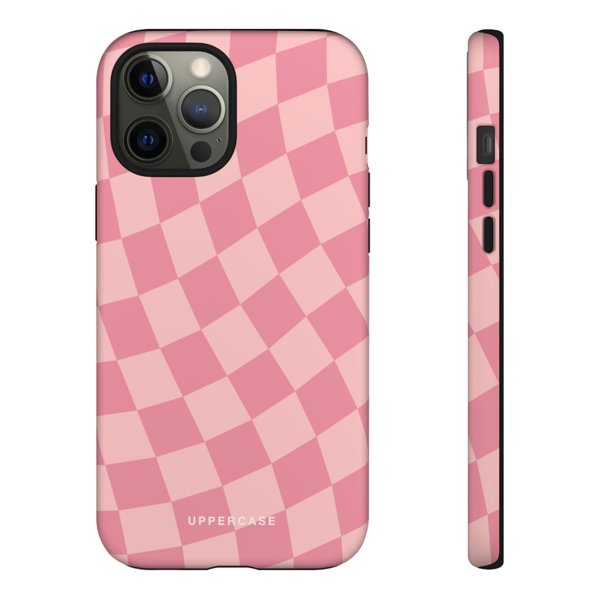 Wavy Check - Modern Pink - Strong Case