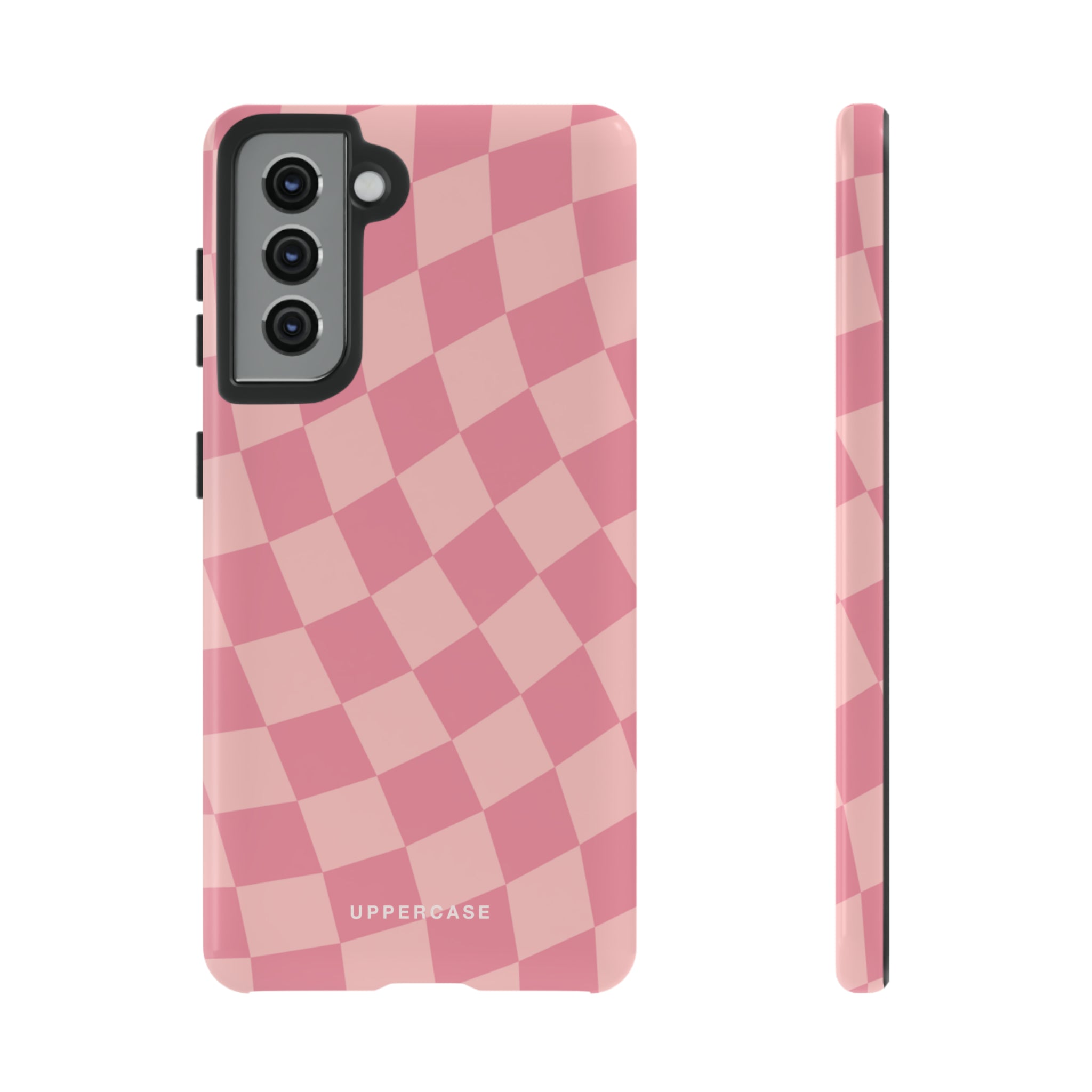 Wavy Check - Modern Pink - Strong Case