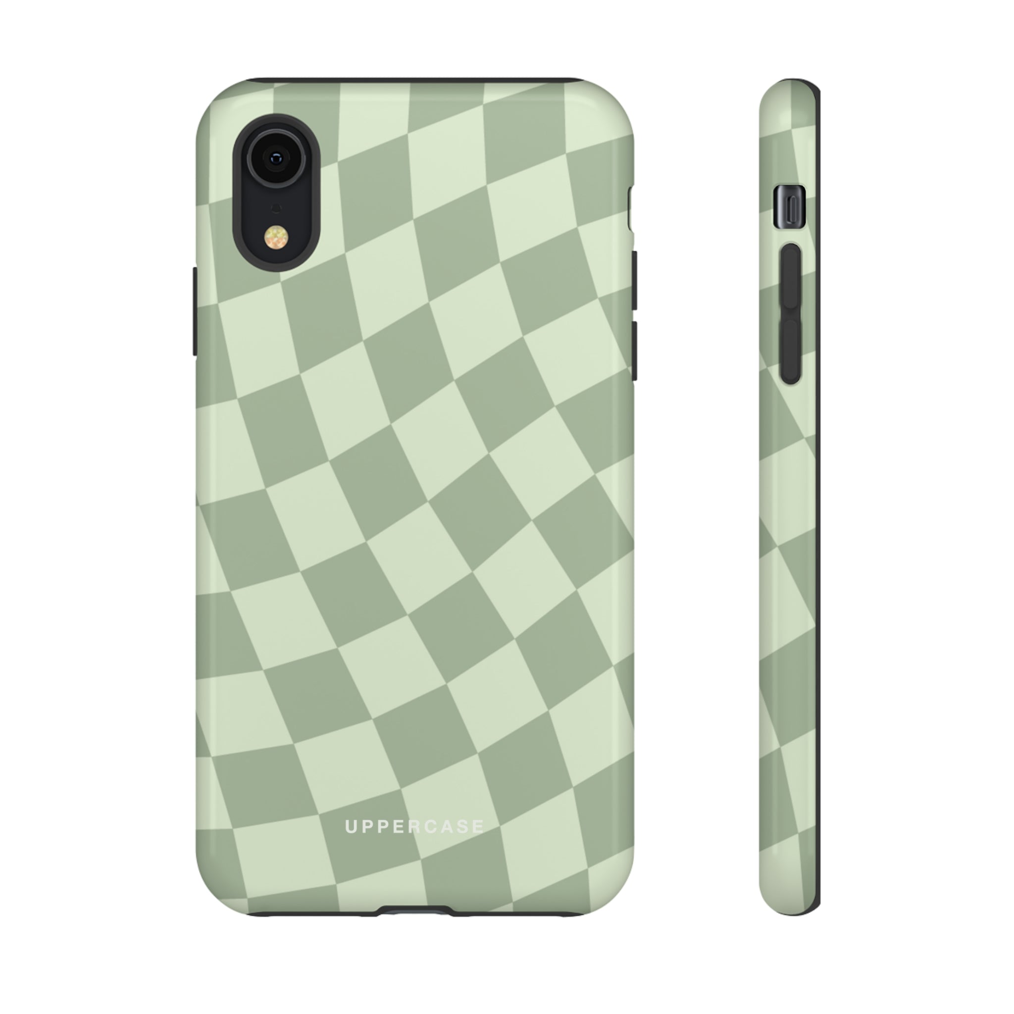 Wavy Check - Sage & Mint - Strong Case