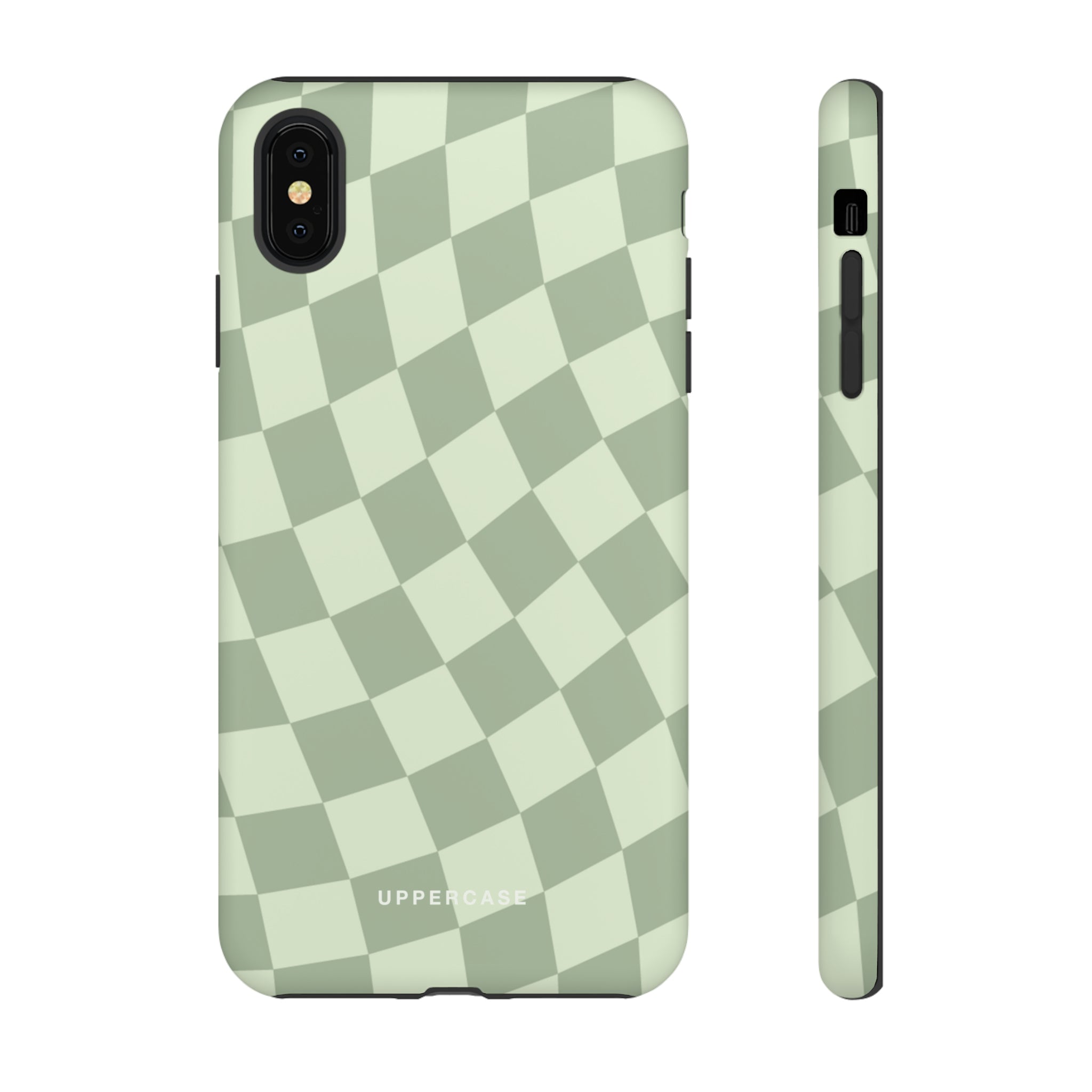 Wavy Check - Sage & Mint - Strong Case