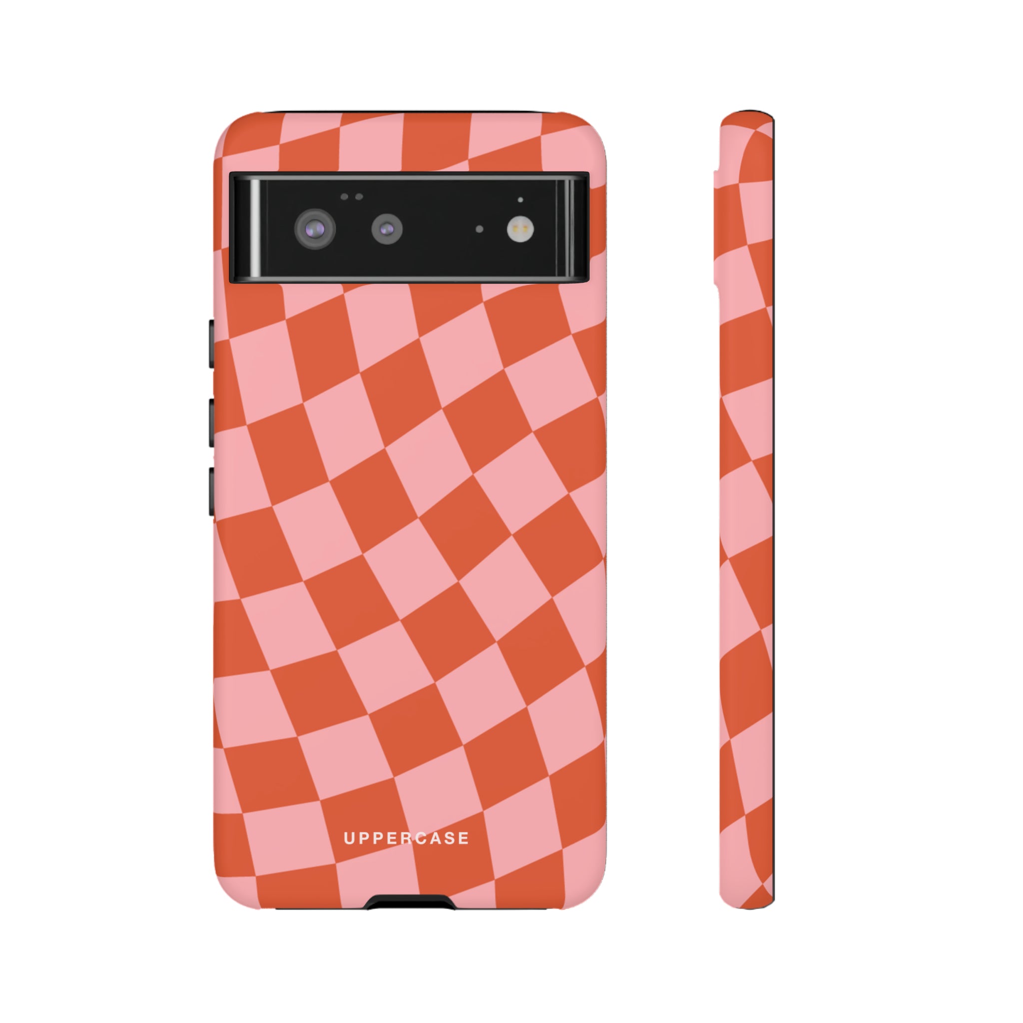 Wavy Check - Strawberry - Strong Case