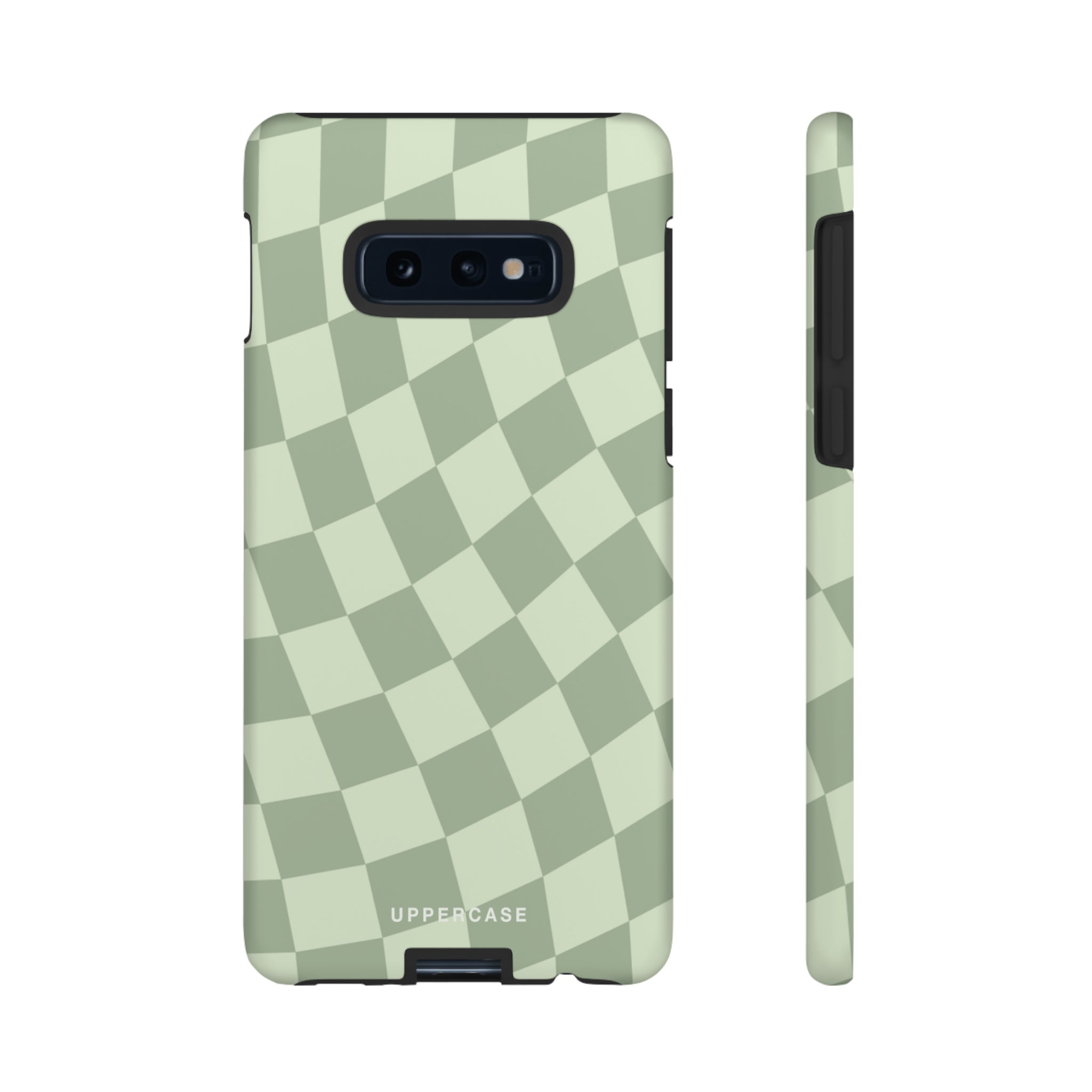 Wavy Check - Sage & Mint - Strong Case