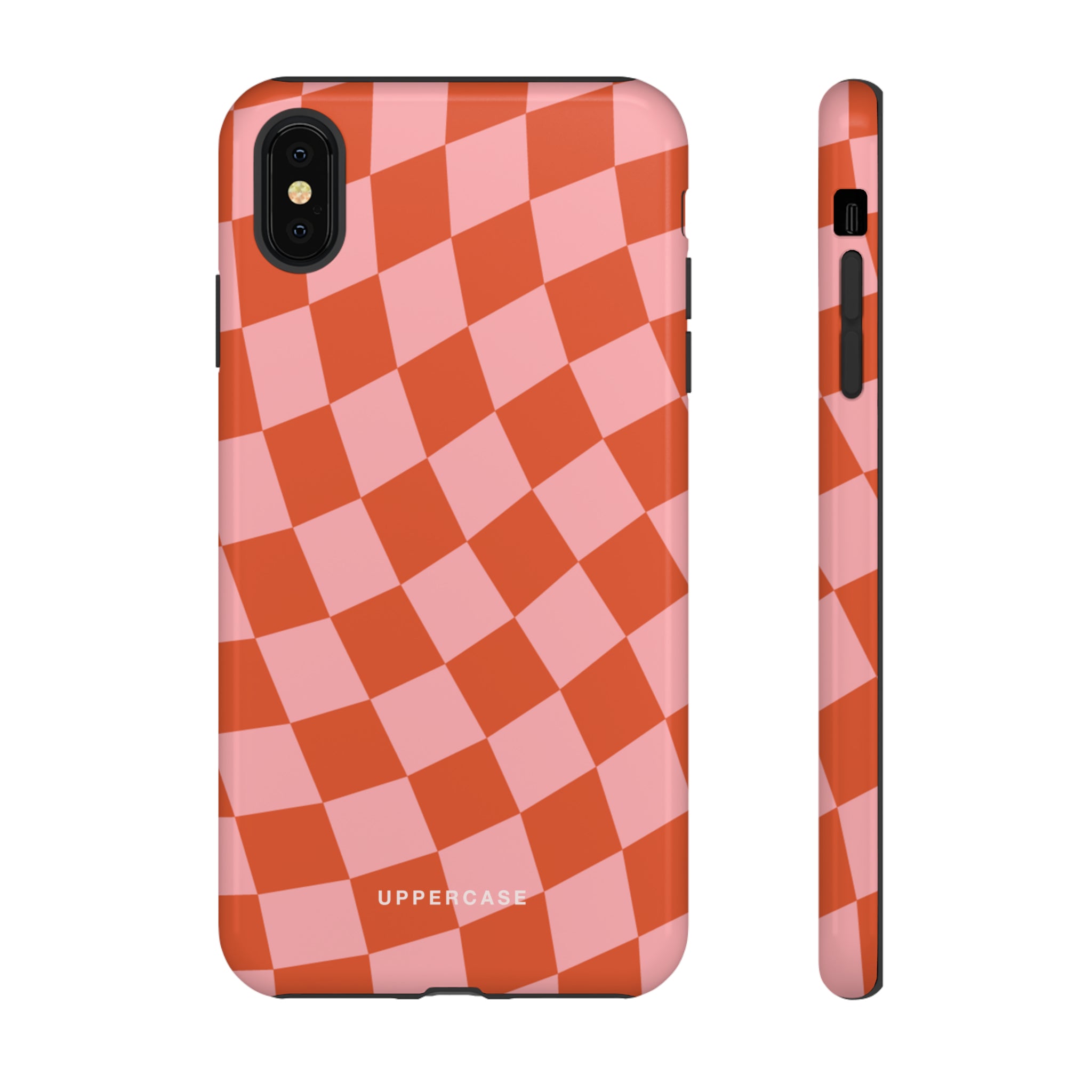 Wavy Check - Strawberry - Strong Case