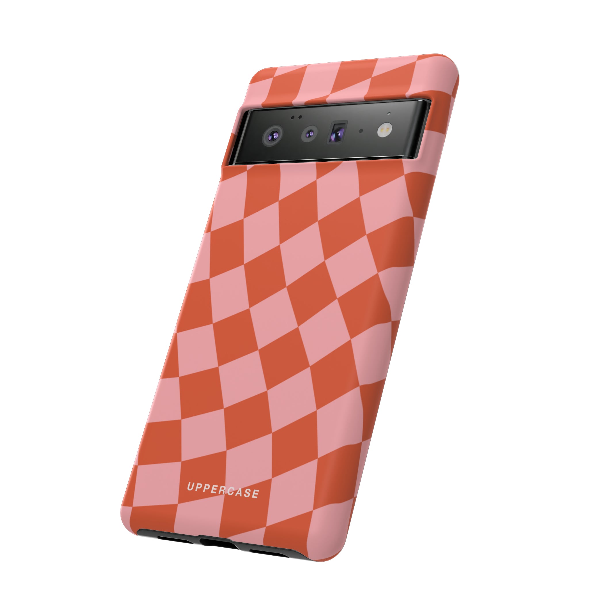 Wavy Check - Strawberry - Strong Case