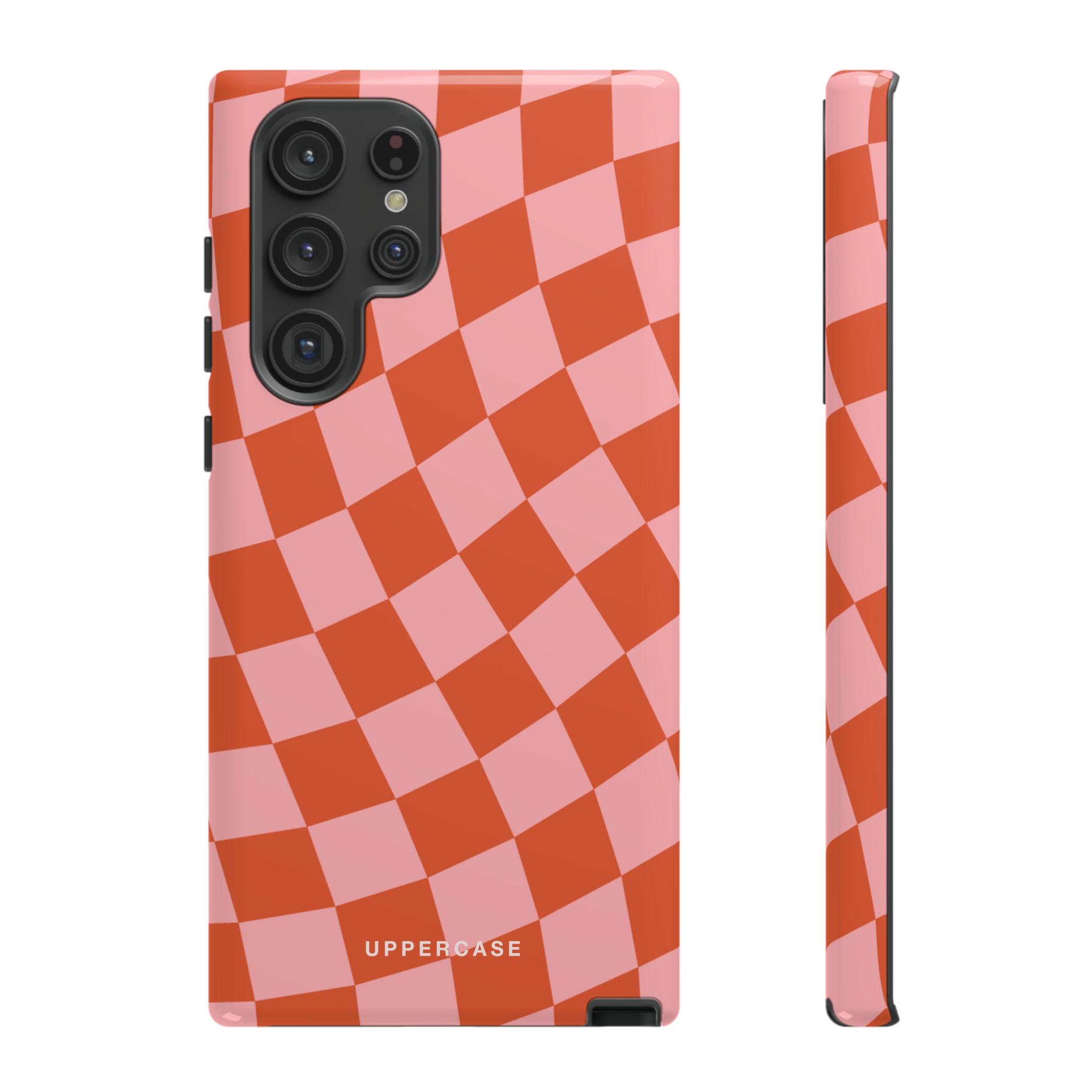 Wavy Check - Strawberry - Strong Case