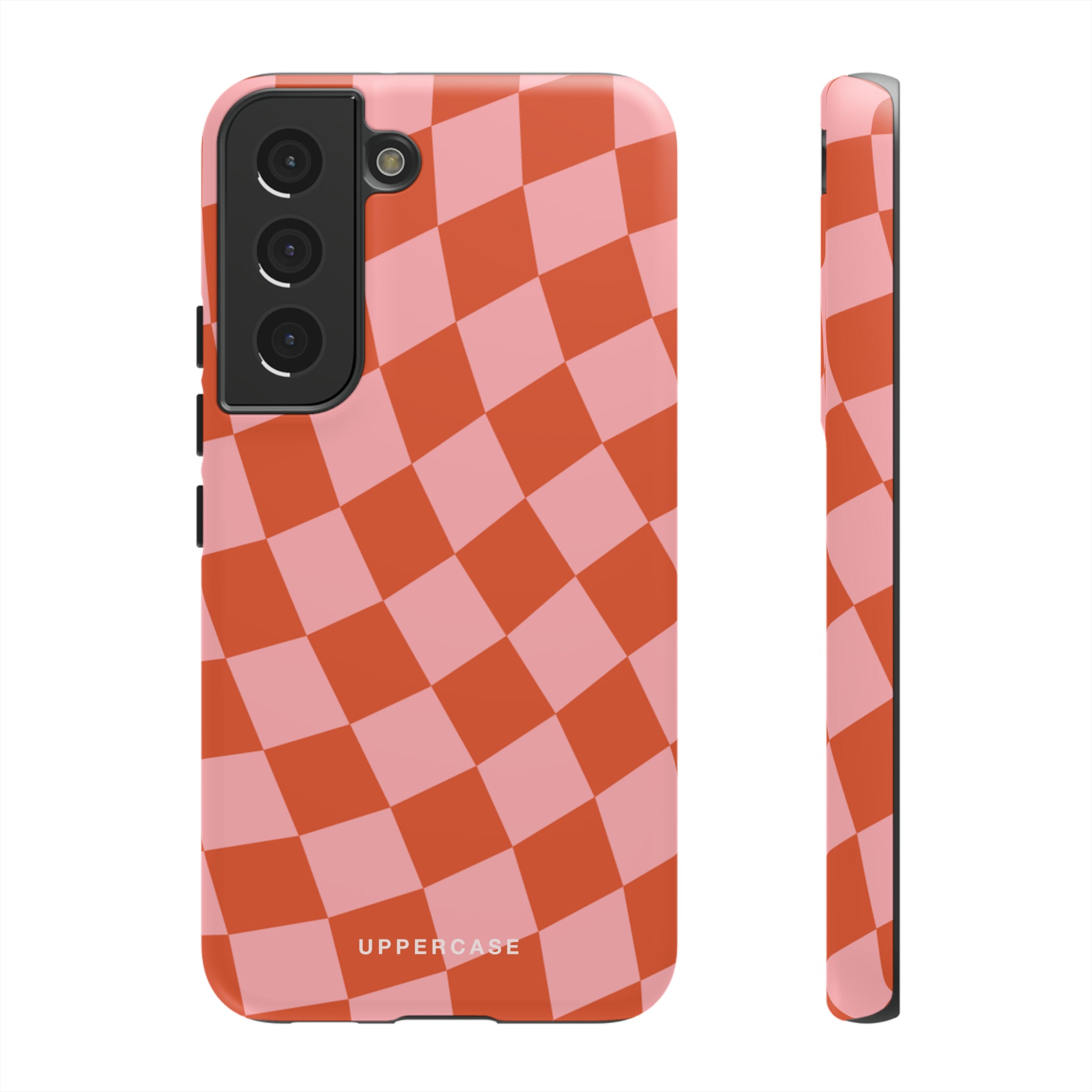 Wavy Check - Strawberry - Strong Case