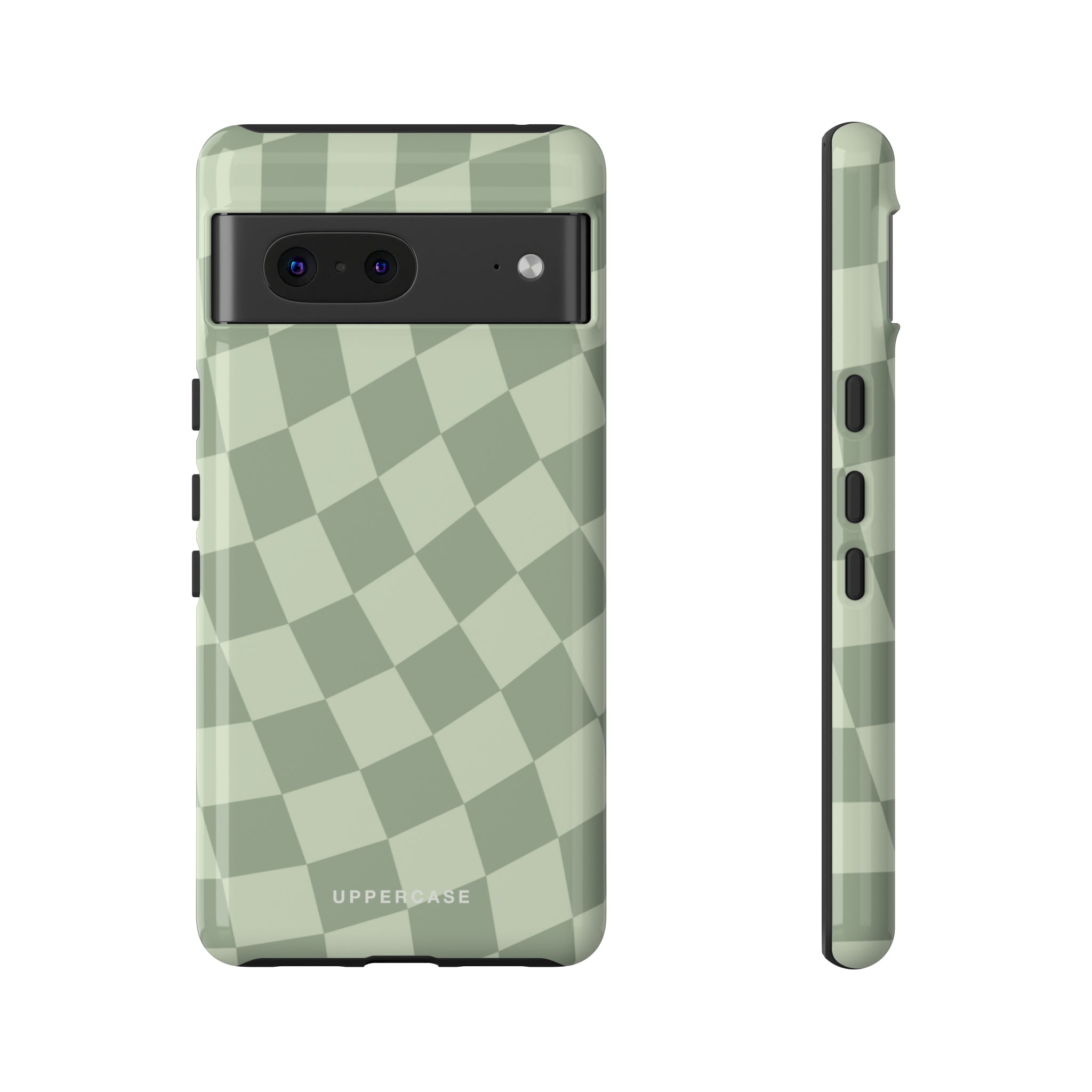 Wavy Check - Sage & Mint - Strong Case