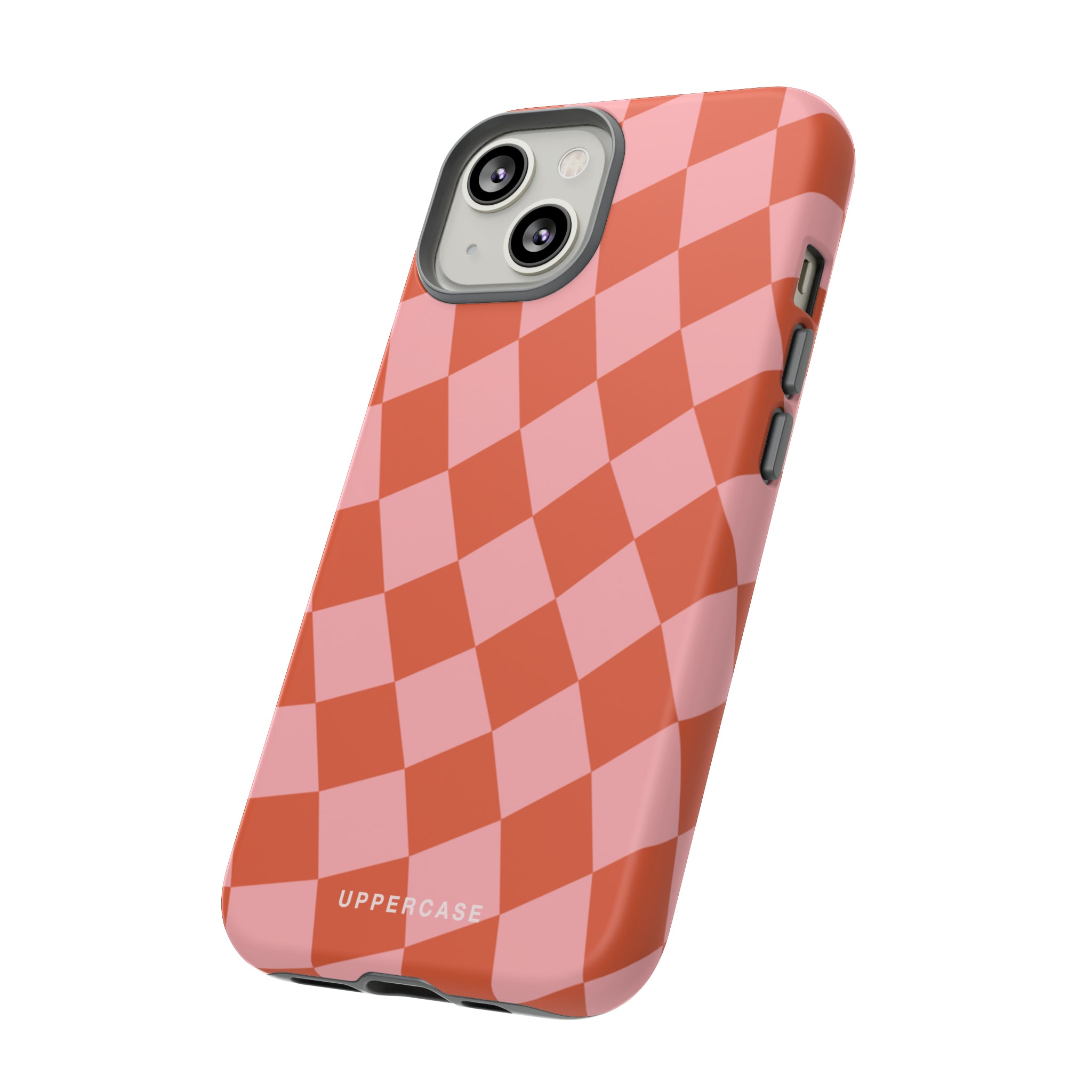 Wavy Check - Strawberry - Strong Case