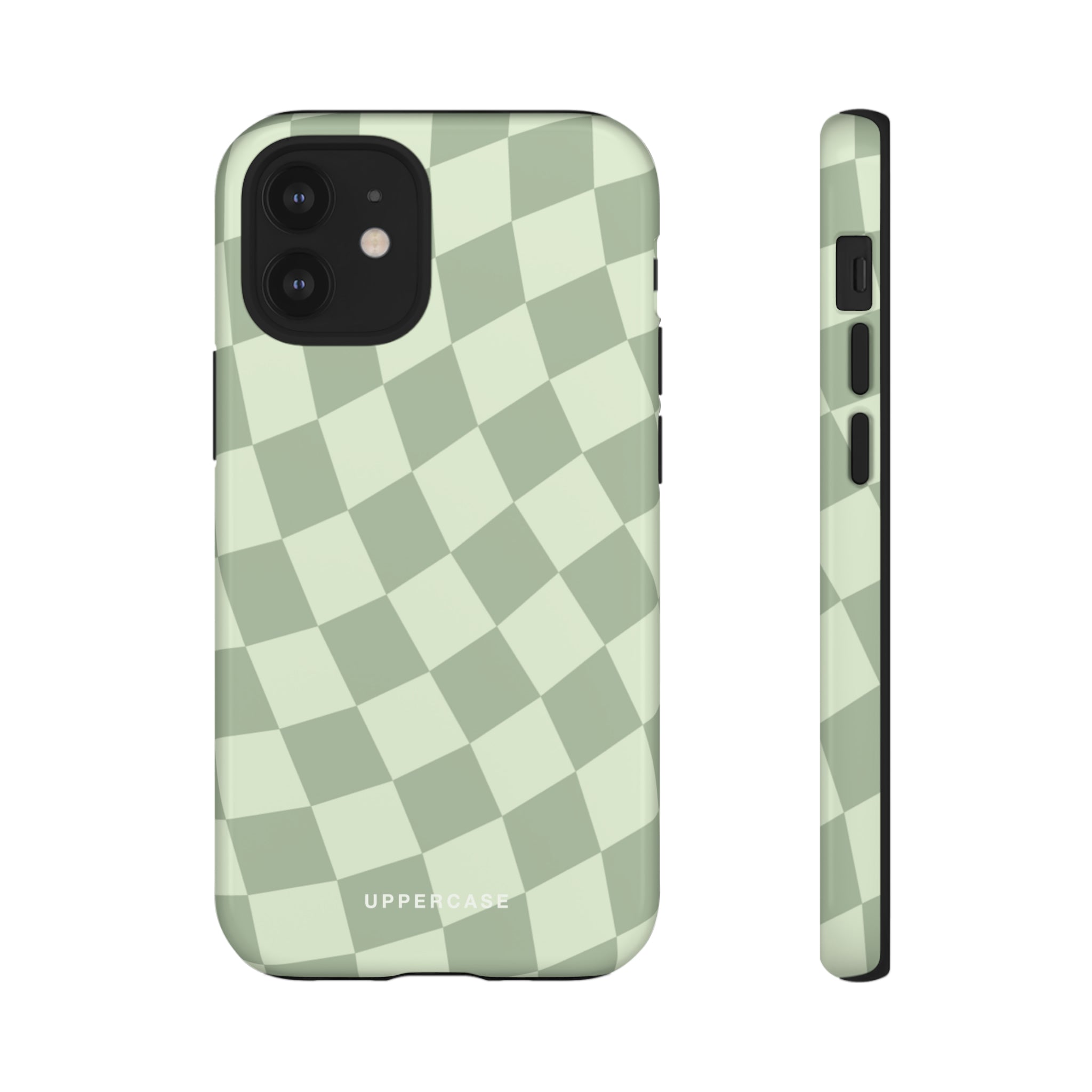 Wavy Check - Sage & Mint - Strong Case