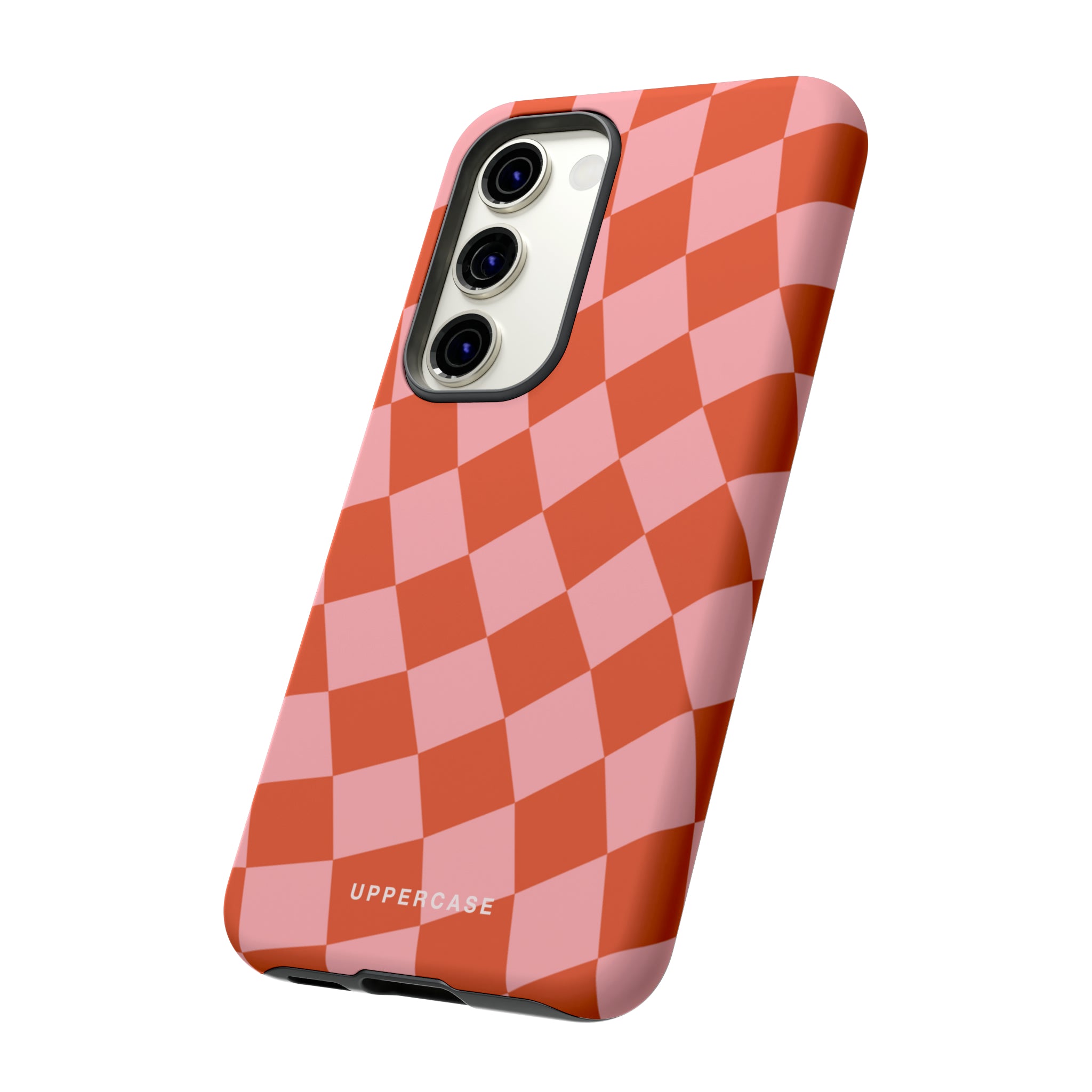 Wavy Check - Strawberry - Strong Case