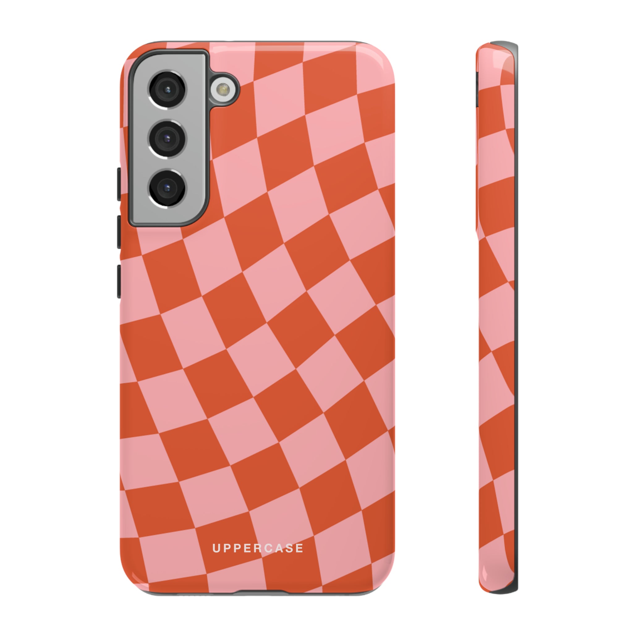 Wavy Check - Strawberry - Strong Case