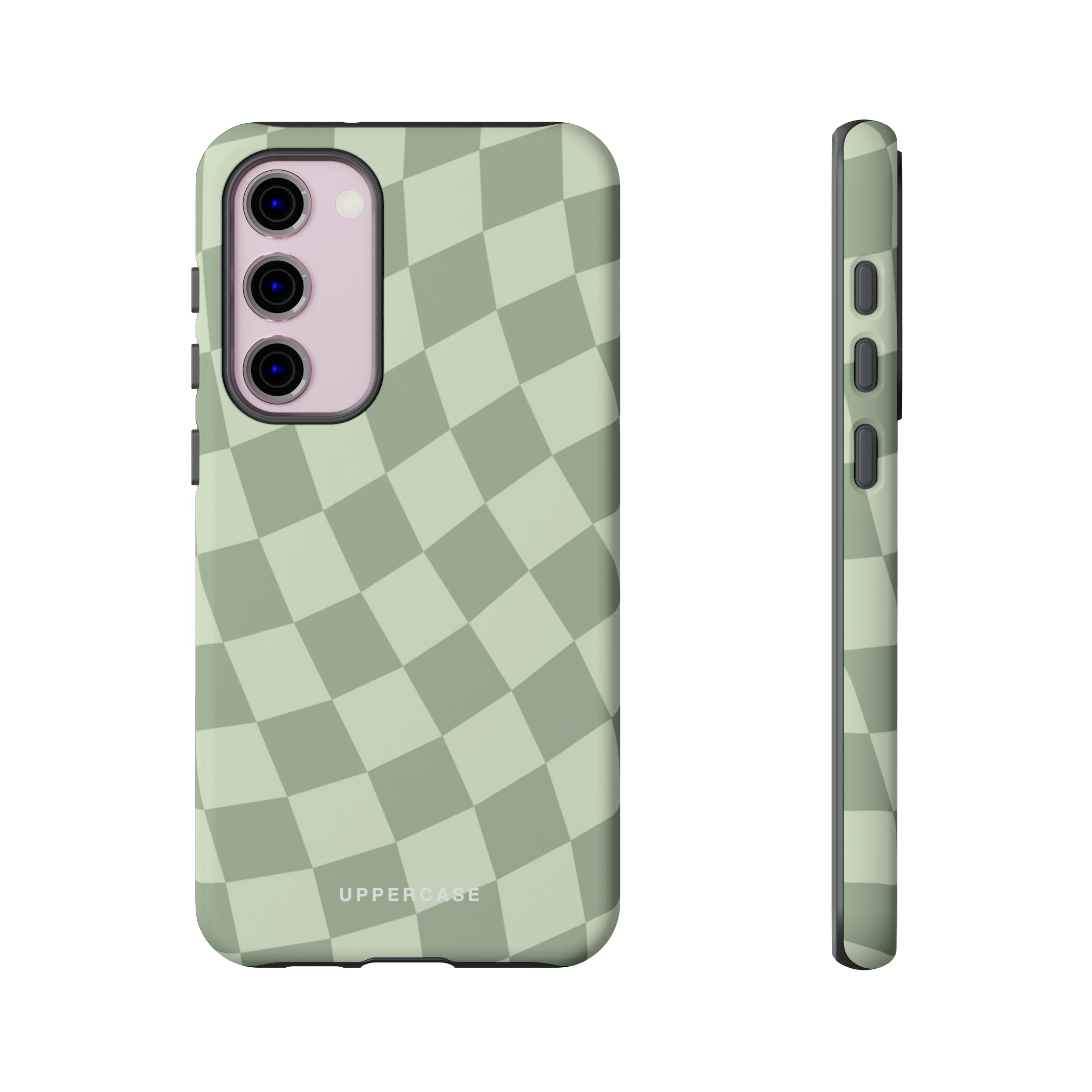 Wavy Check - Sage & Mint - Strong Case