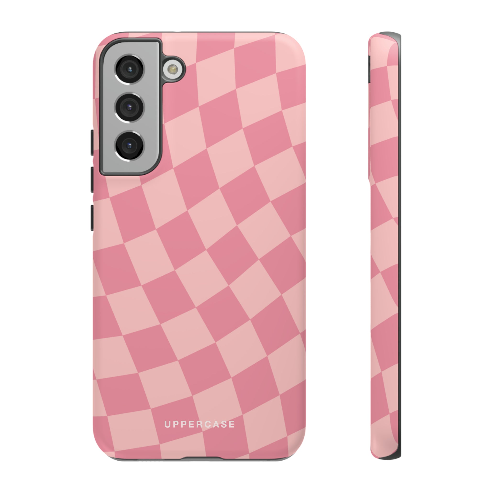 Wavy Check - Modern Pink - Strong Case