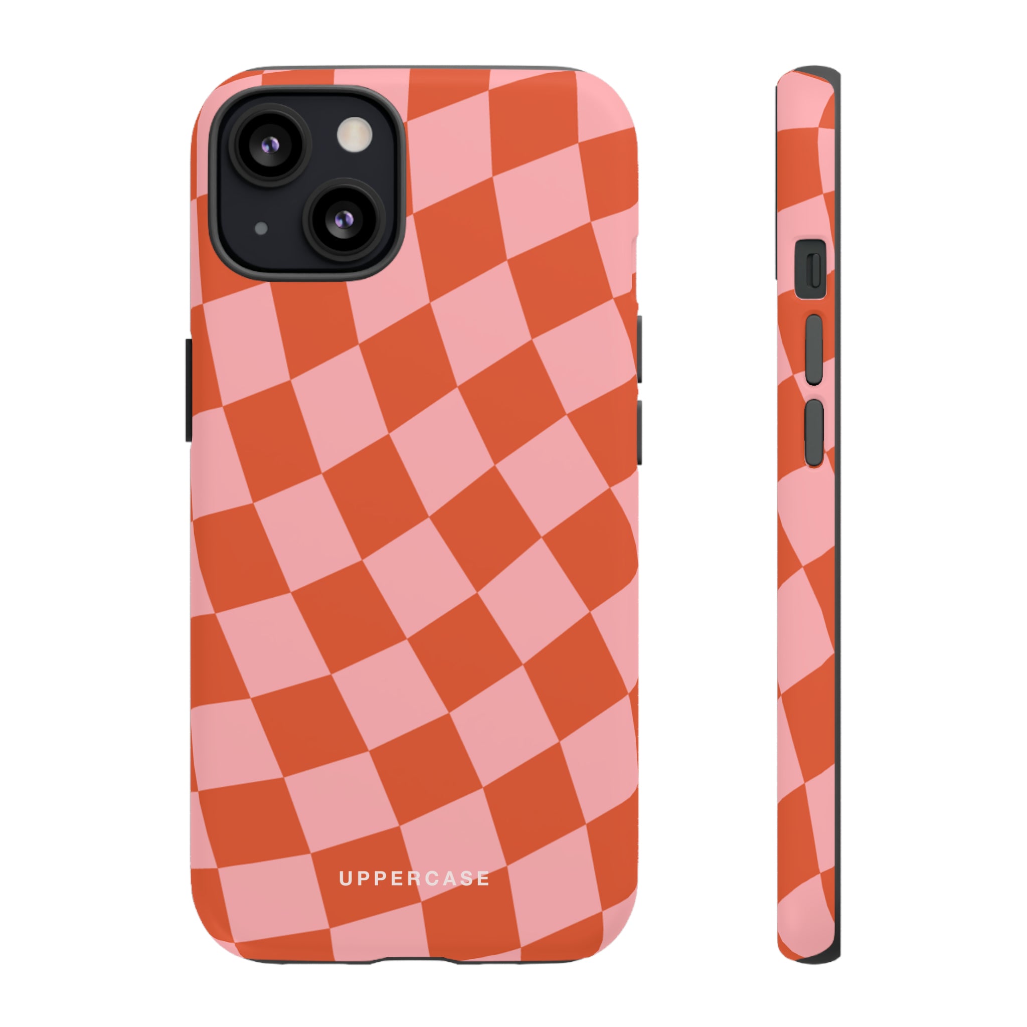 Wavy Check - Strawberry - Strong Case