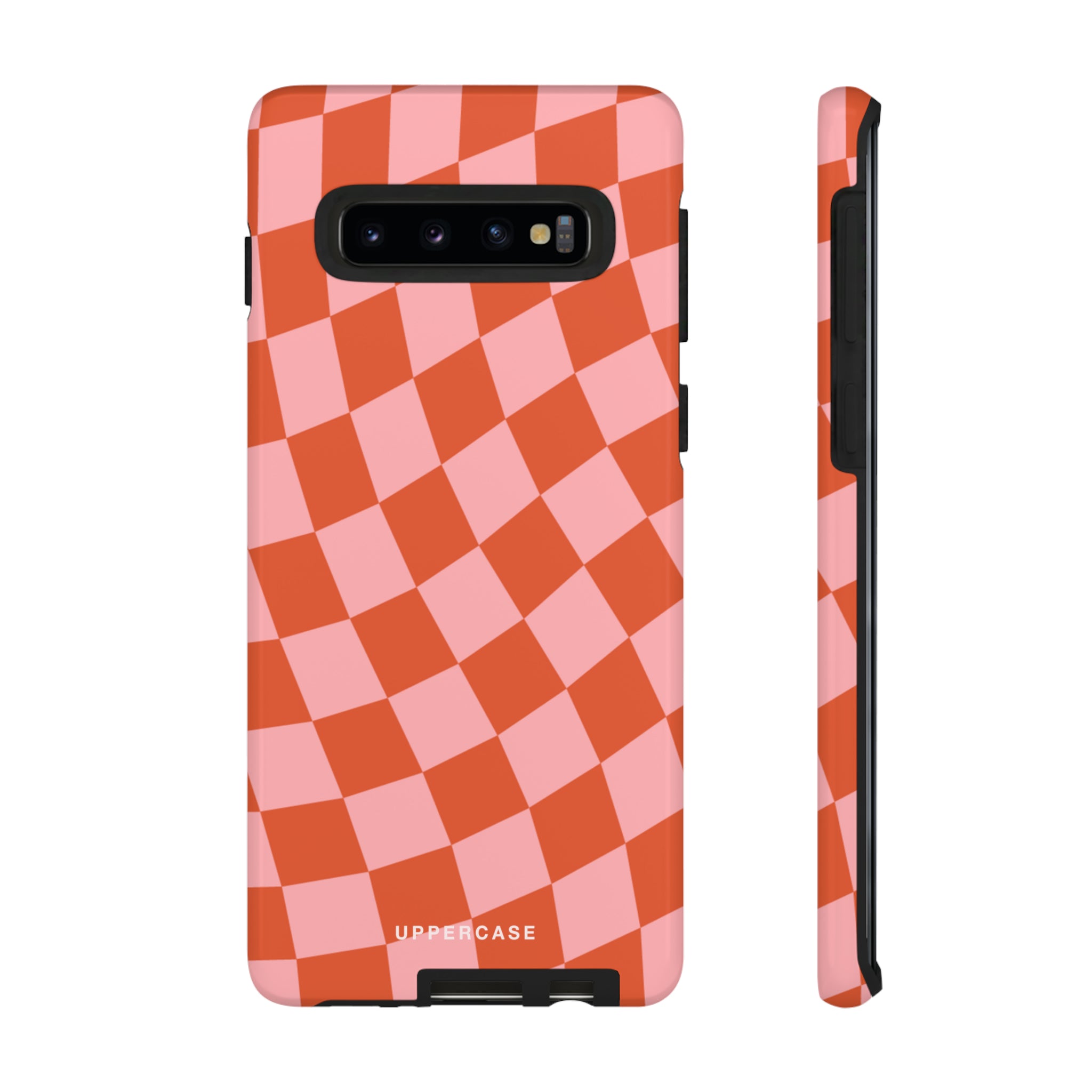 Wavy Check - Strawberry - Strong Case