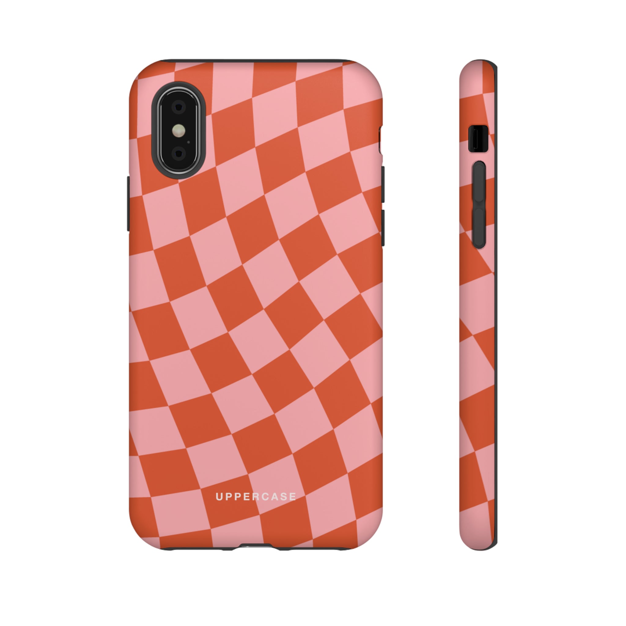 Wavy Check - Strawberry - Strong Case