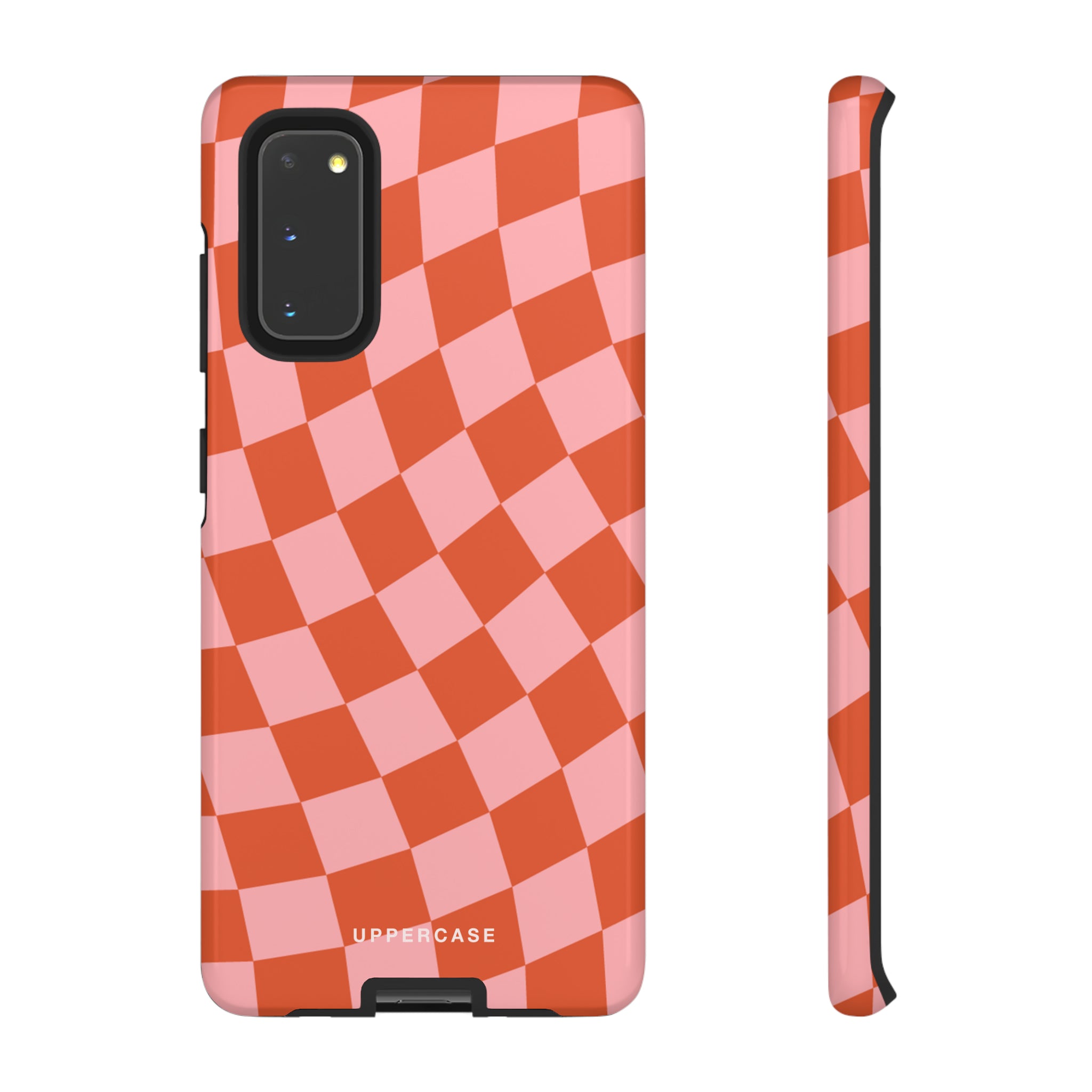 Wavy Check - Strawberry - Strong Case