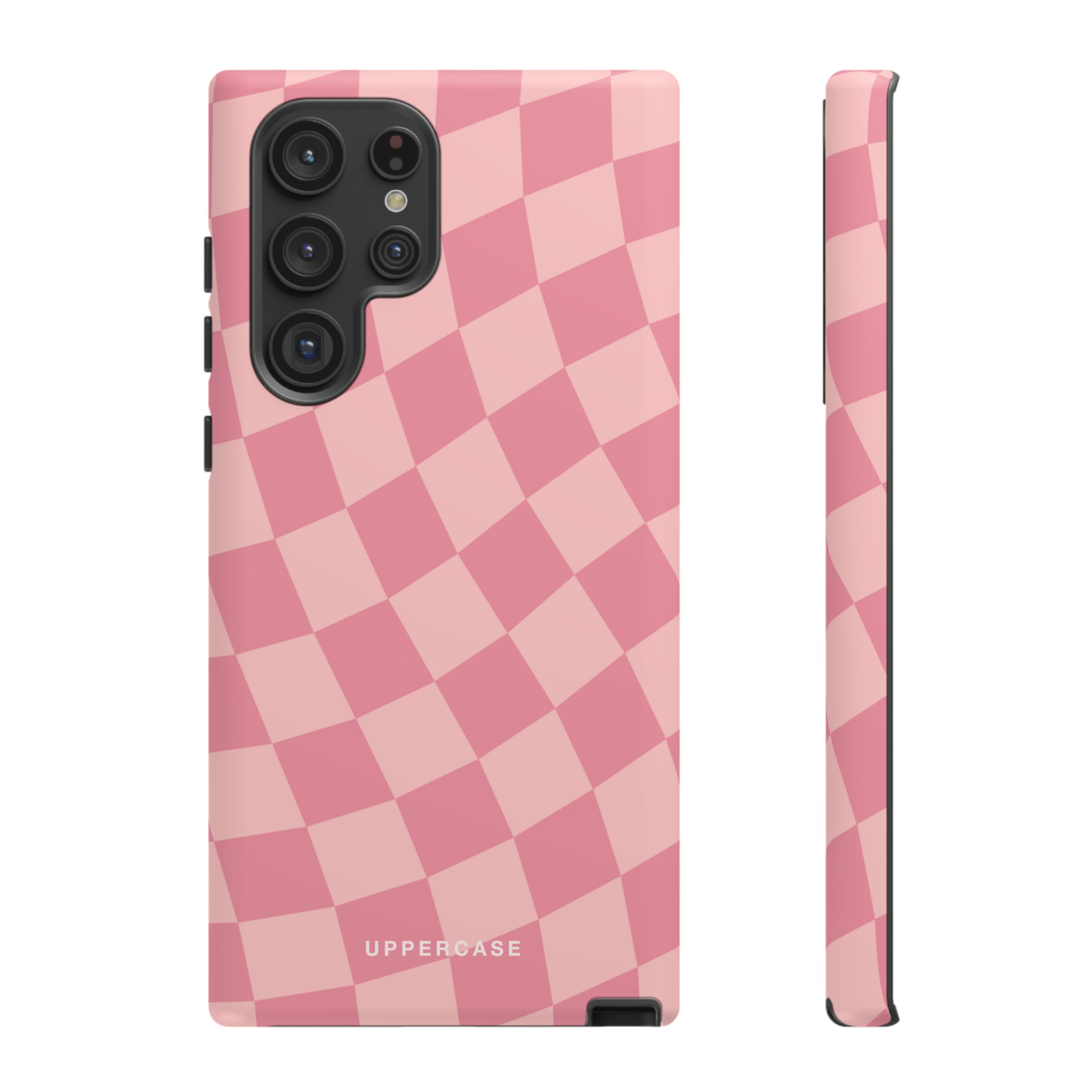 Wavy Check - Modern Pink - Strong Case