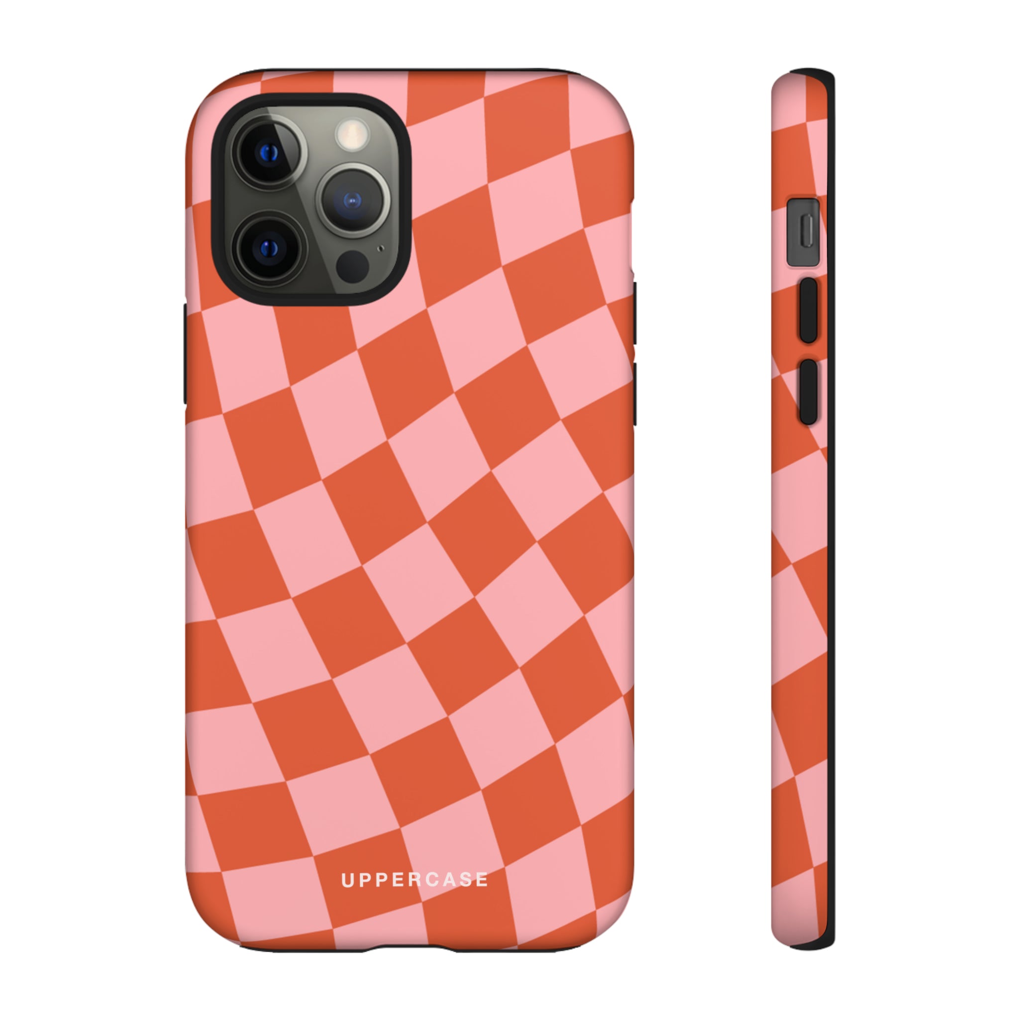 Wavy Check - Strawberry - Strong Case