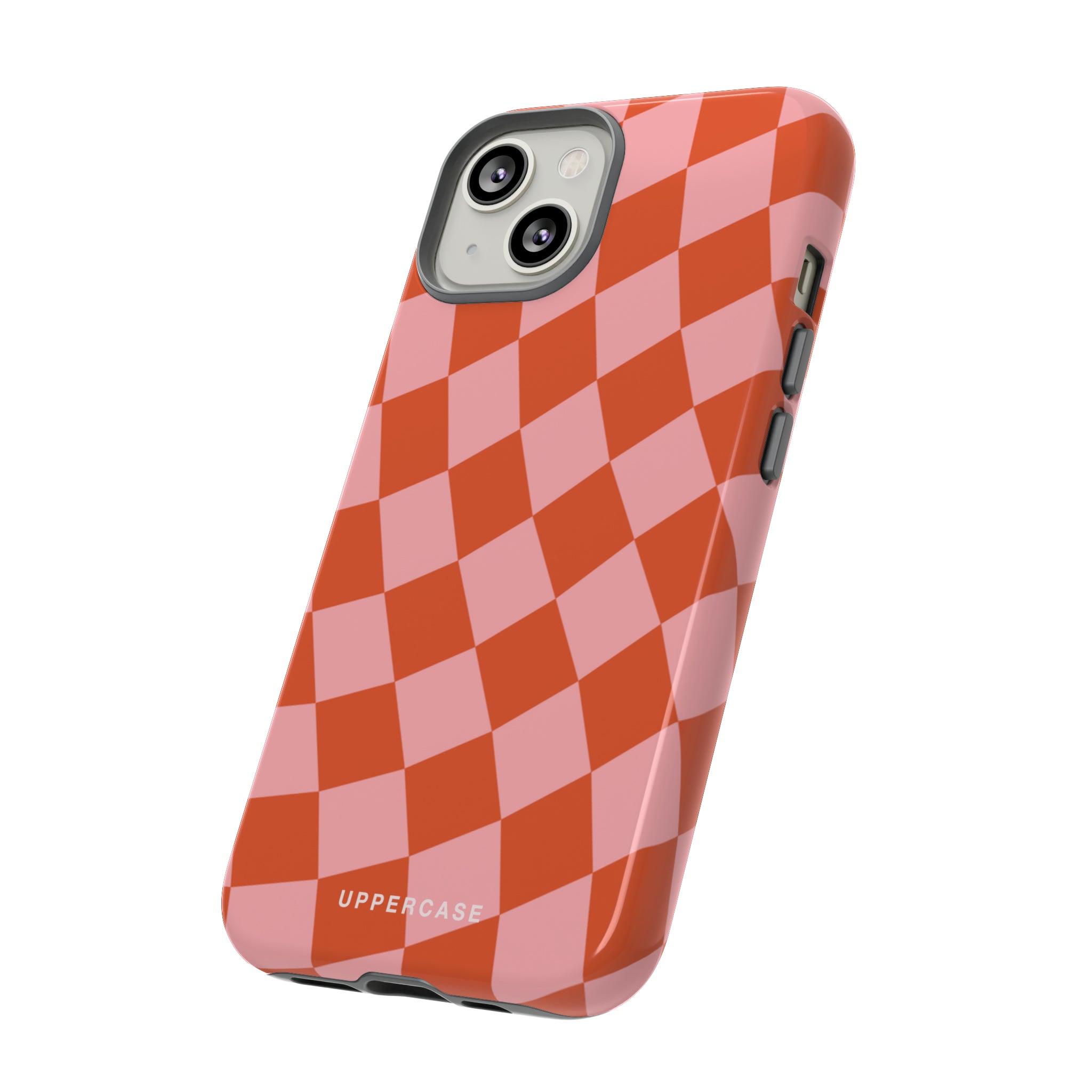 Wavy Check - Strawberry - Strong Case