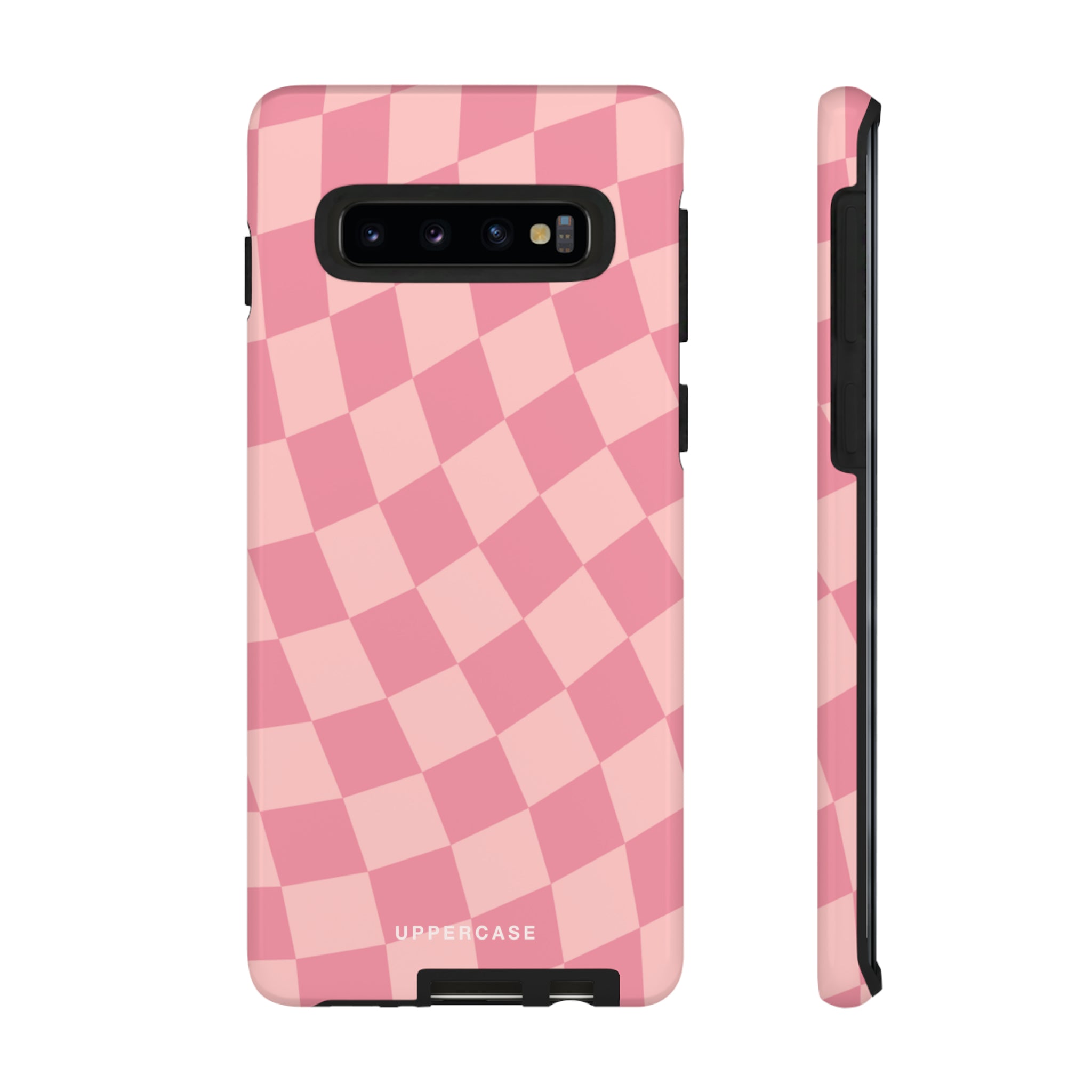 Wavy Check - Modern Pink - Strong Case